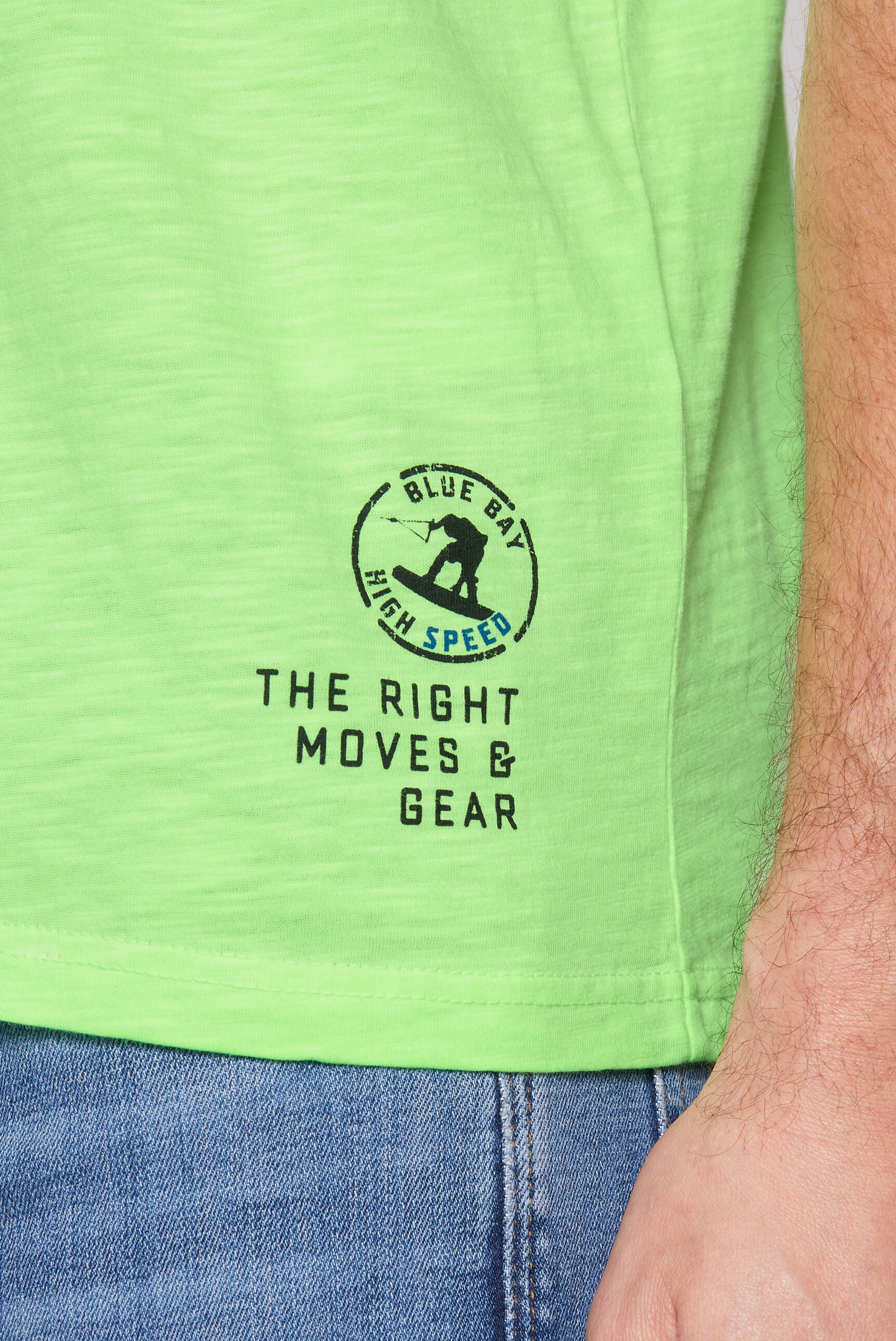 CAMP DAVID V-Shirt, aus Baumwolle
