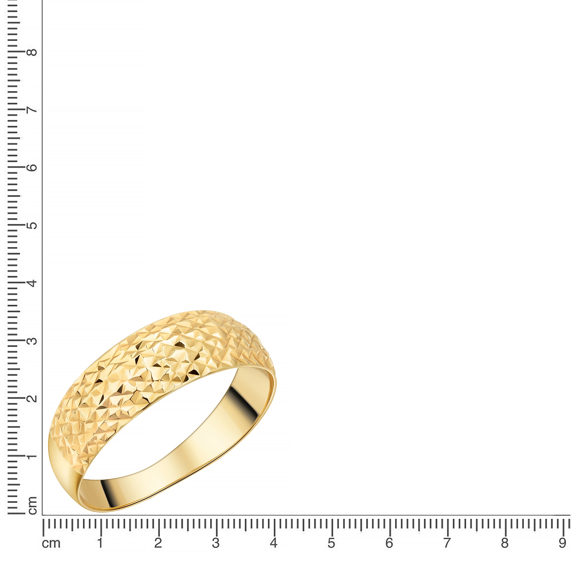 Firetti Fingerring »Schmuck Geschenk Gold 375 Damenring Ring Struktur«