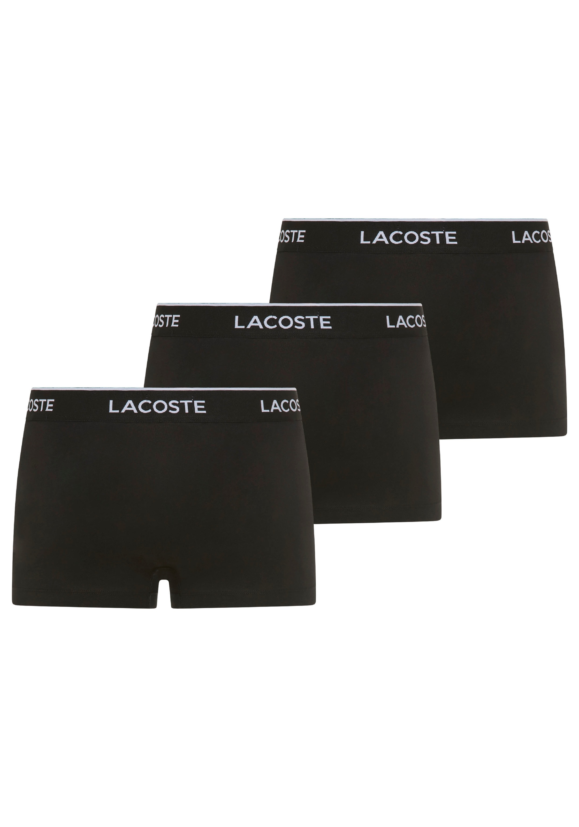 Lacoste Trunk Packung, 3er,  mit Lacoste-Schriftzug am Bund