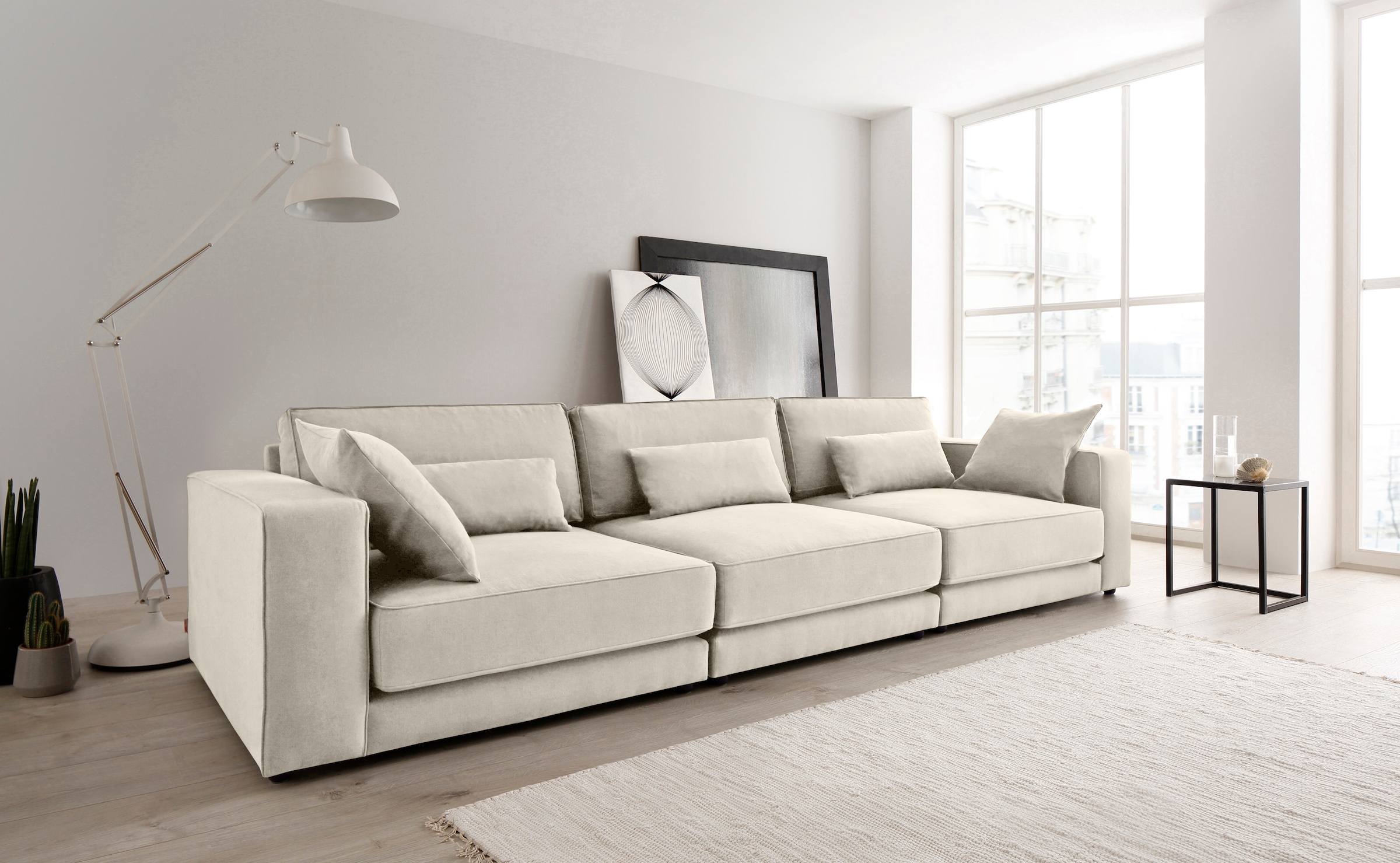 OTTO products Big-Sofa "Grenette", Modulsofa, im Baumwoll-/Leinenmix oder a günstig online kaufen