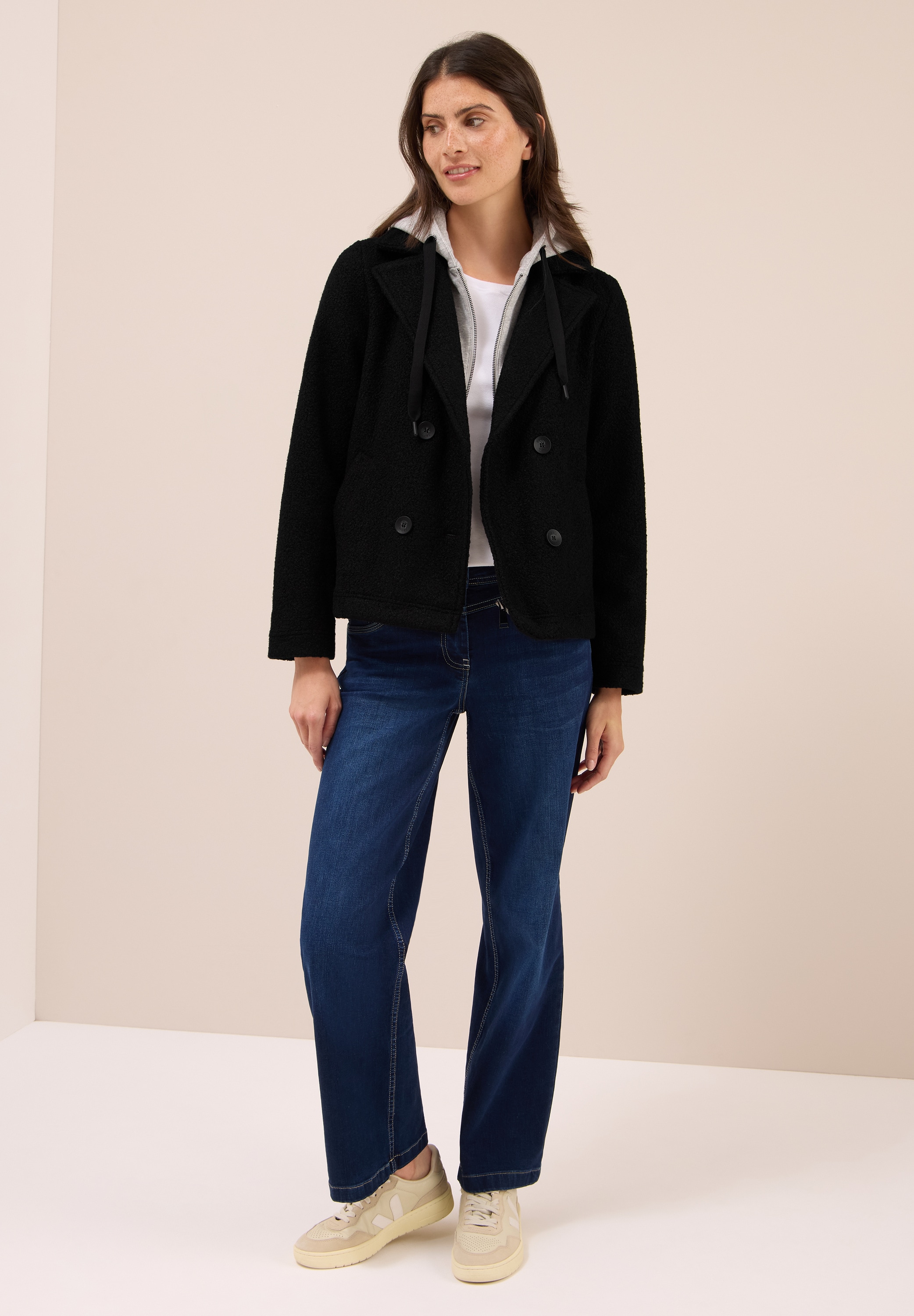 Cecil Outdoorjacke, mit Kapuze, mit abnehmbarer Kapuze
