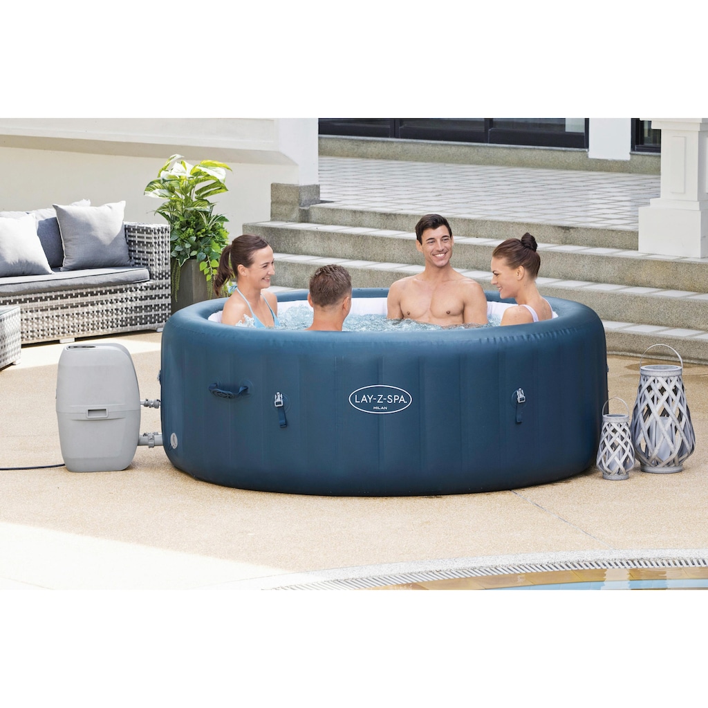 Bestway Whirlpool »LAY-Z-SPA® Milan AirJet Plus™«