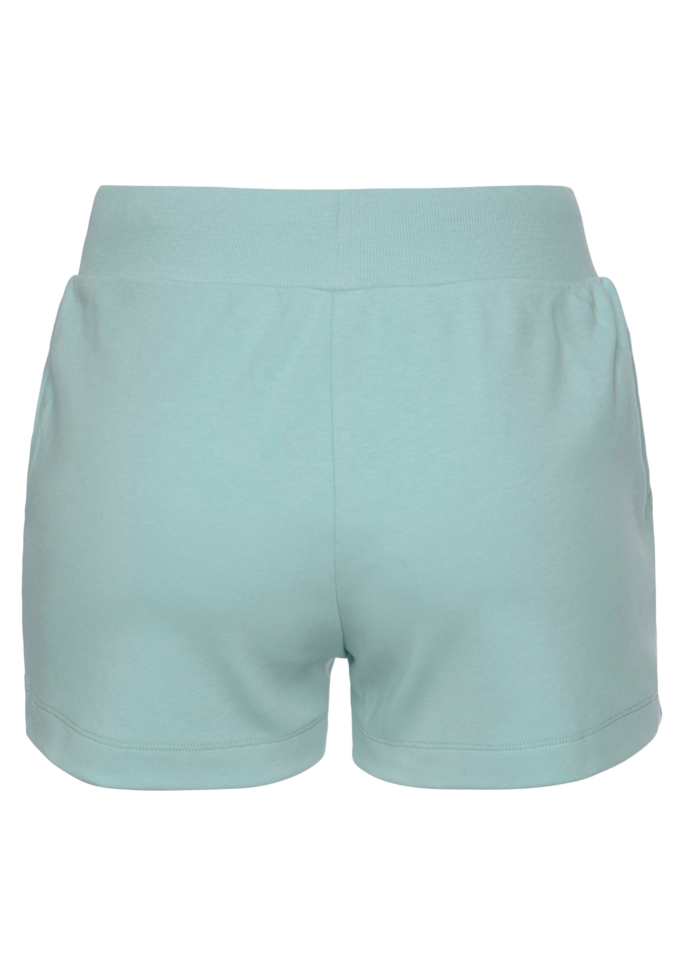 Bench. Loungewear Sweatshorts, mit glänzender Logostickerei, Loungewear, Loungeanzug