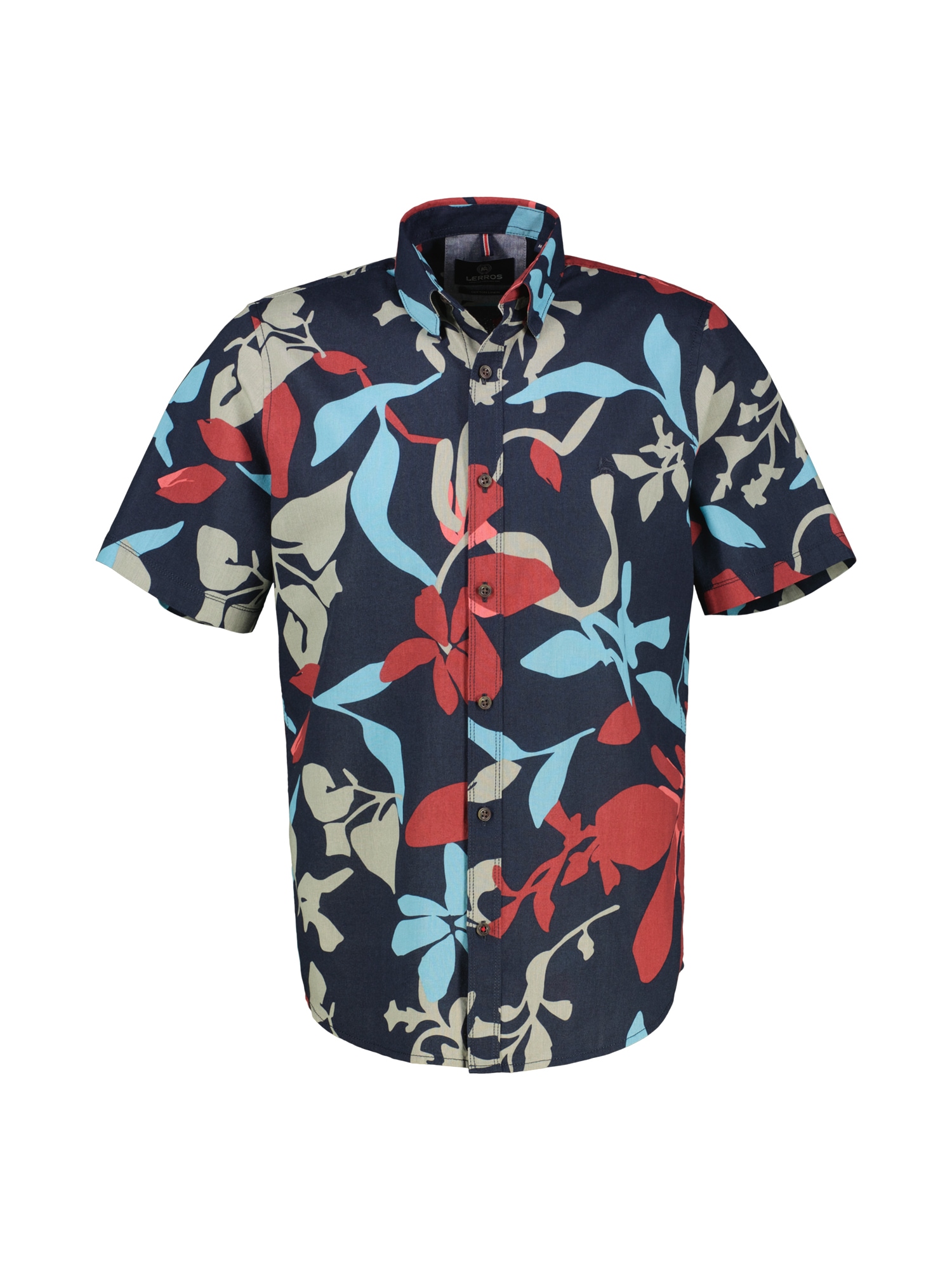 LERROS Kurzarmhemd »LERROS Sommerhemd in Hawaiian-Style«