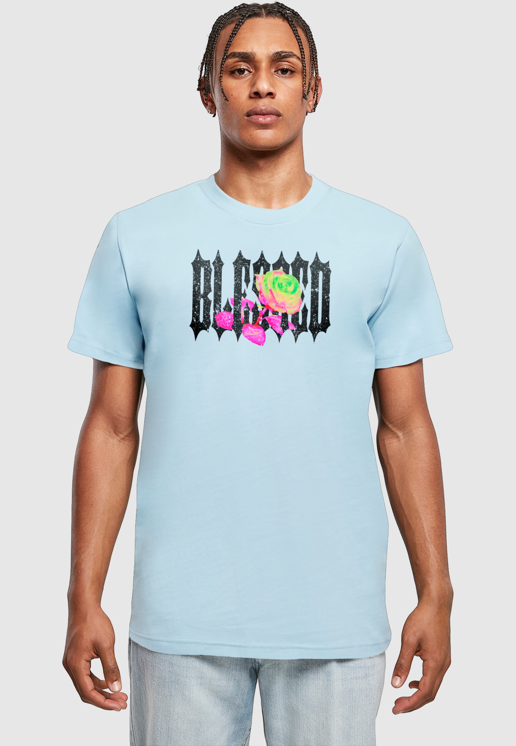 MisterTee T-Shirt »MisterTee Blessed Rose Tee« 1 Stk.