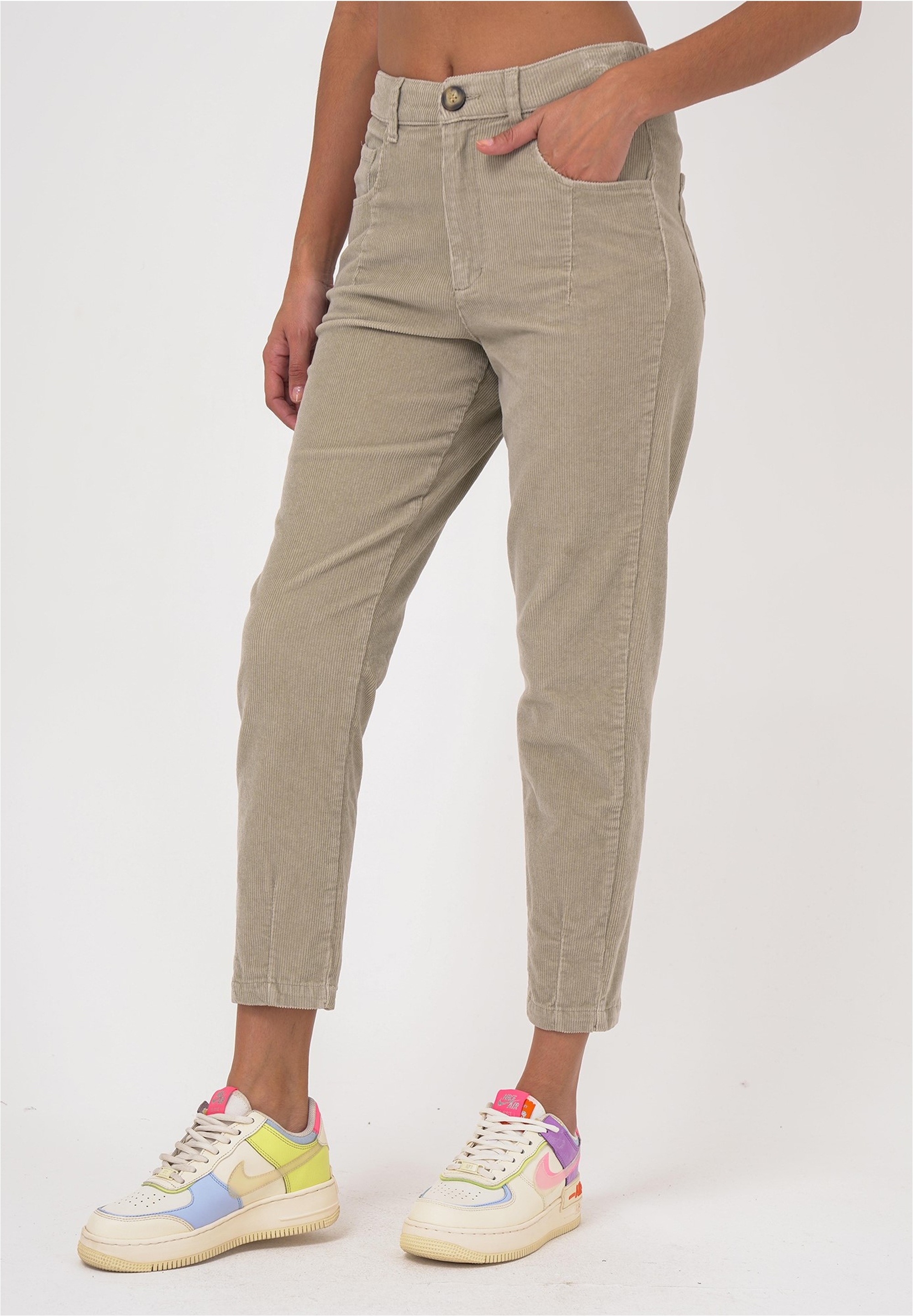 freshlions Cordhose »Yasmilda«, im einfarbigen Design