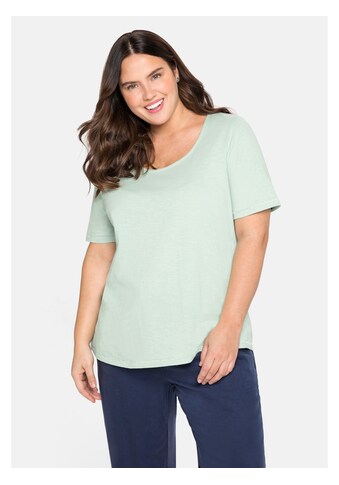 Sheego T-Shirt »T-Shirt«, mit Print hinten auf der Schulter kaufen