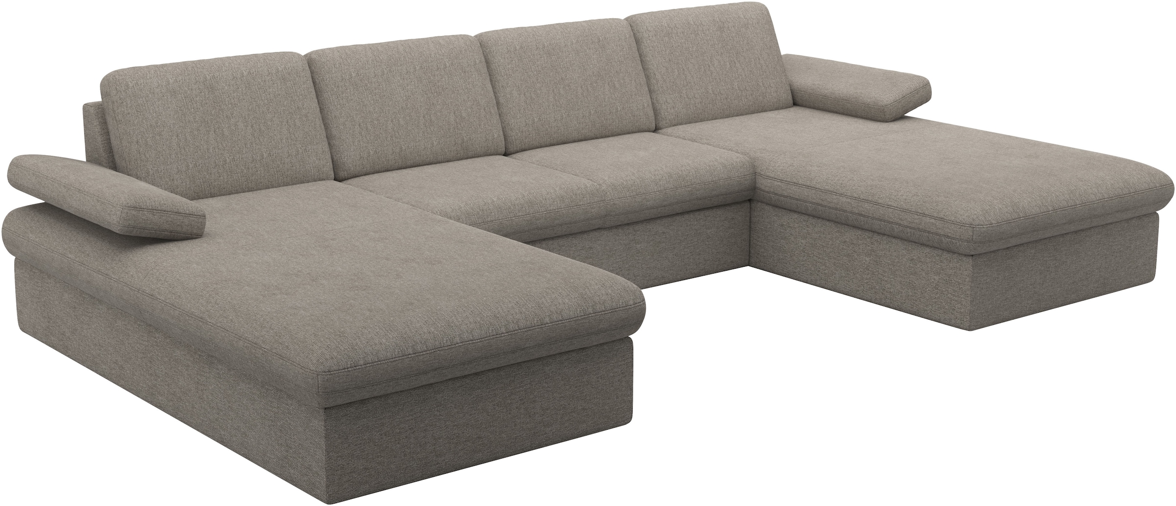 sit&more Wohnlandschaft »Moreno«, mit Armteilverstellung,wahlweise mit Bettfunktion