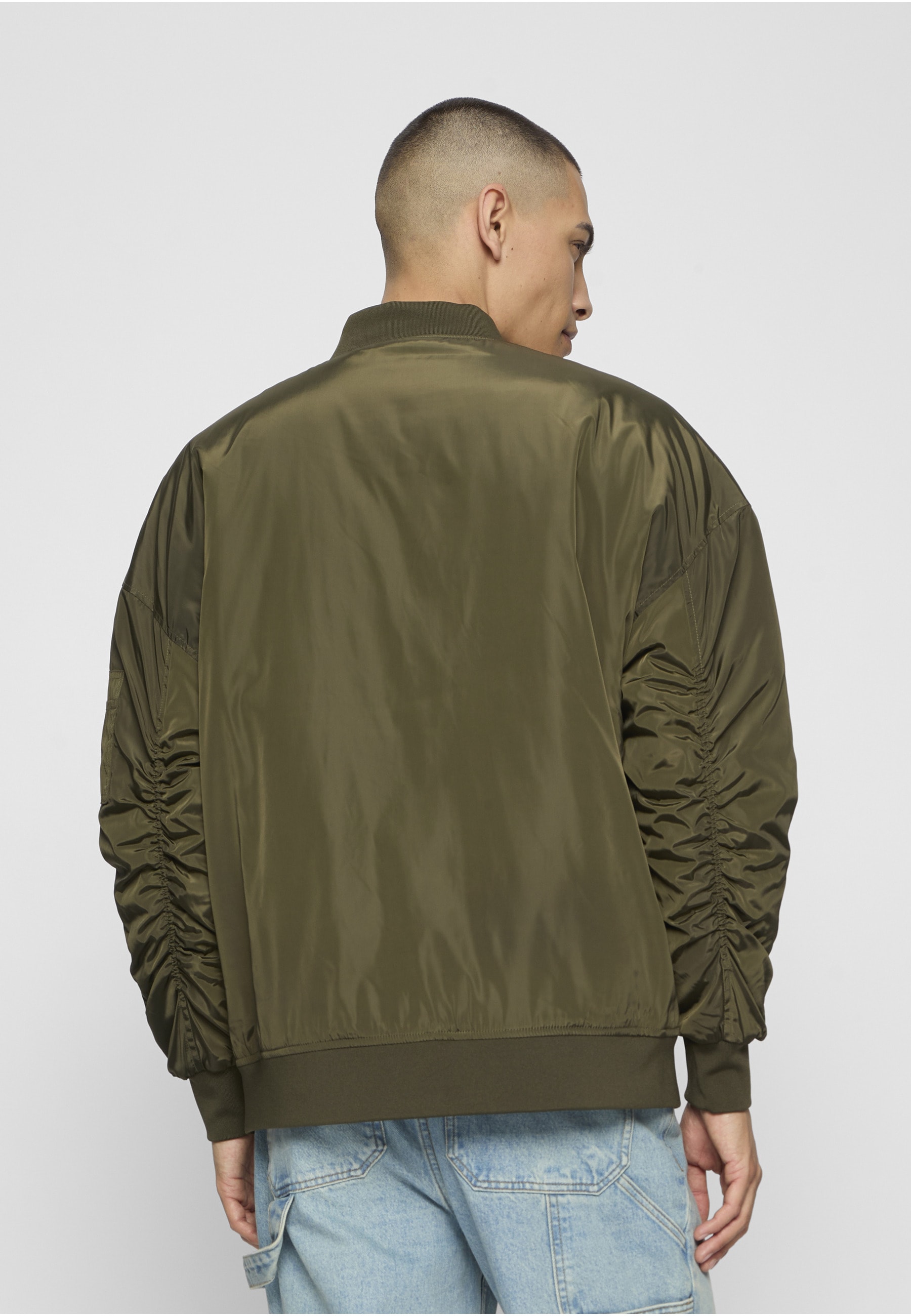 URBAN CLASSICS Anorak »Urban Classics Herren Oversized Bomber Jacket« 1 Stk. tlg. ohne Kapuze