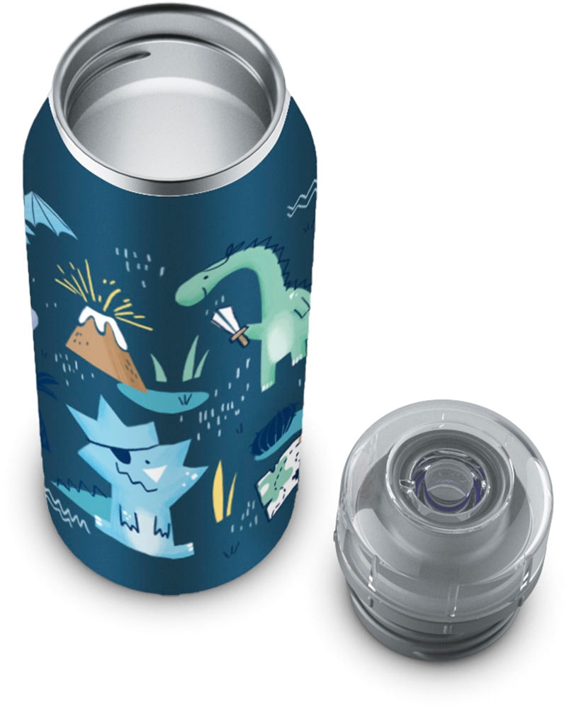 Alfi Isolierflasche »KIDS ISO BOTTLE,  Edelstahlkörper, spülmaschinenfest« 12h heiß & 24h kalt, Trinköffnung mit konsistentem Trinkfluss