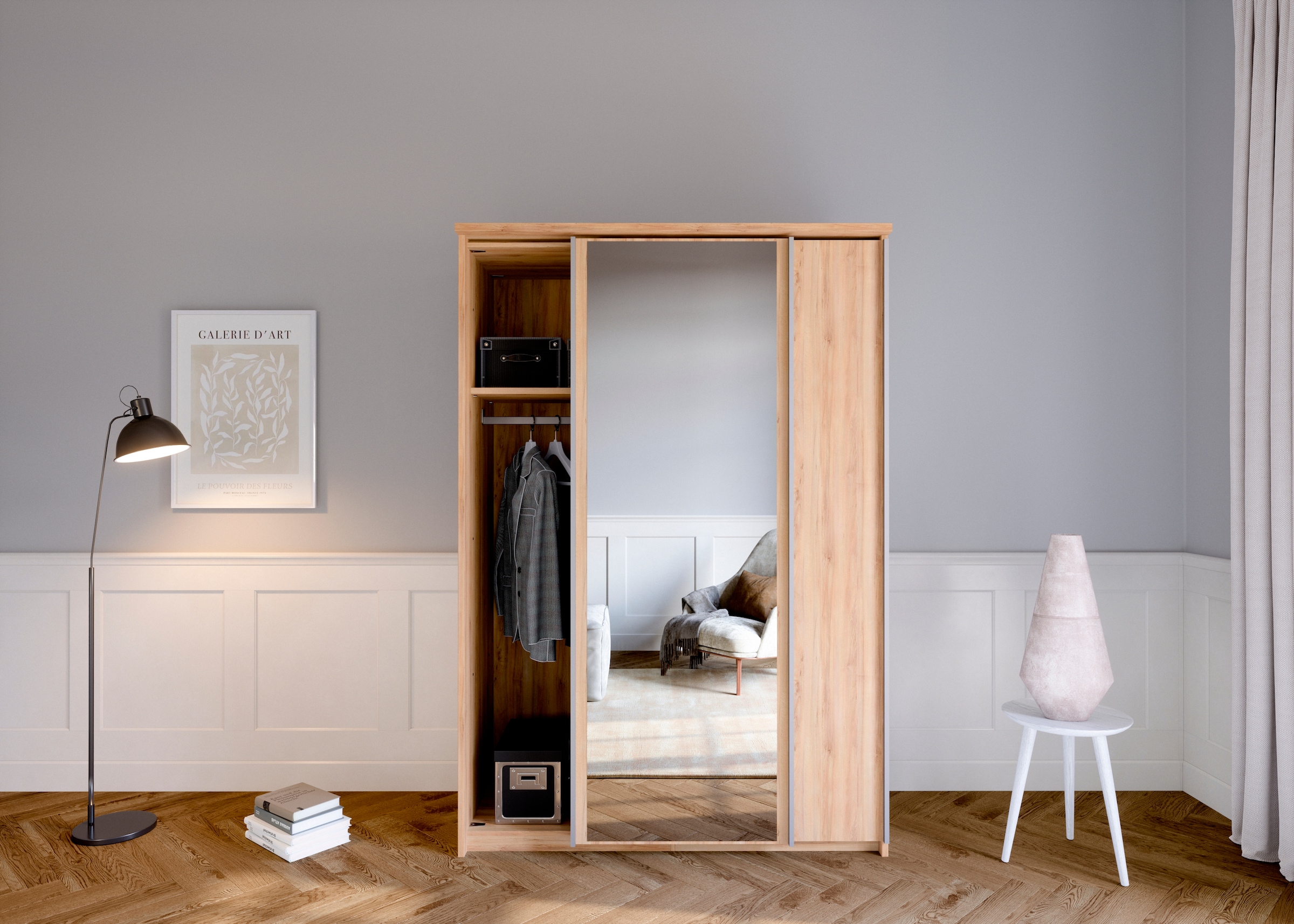 priess Schwebetürenschrank »Arnsberg« mit Spiegel