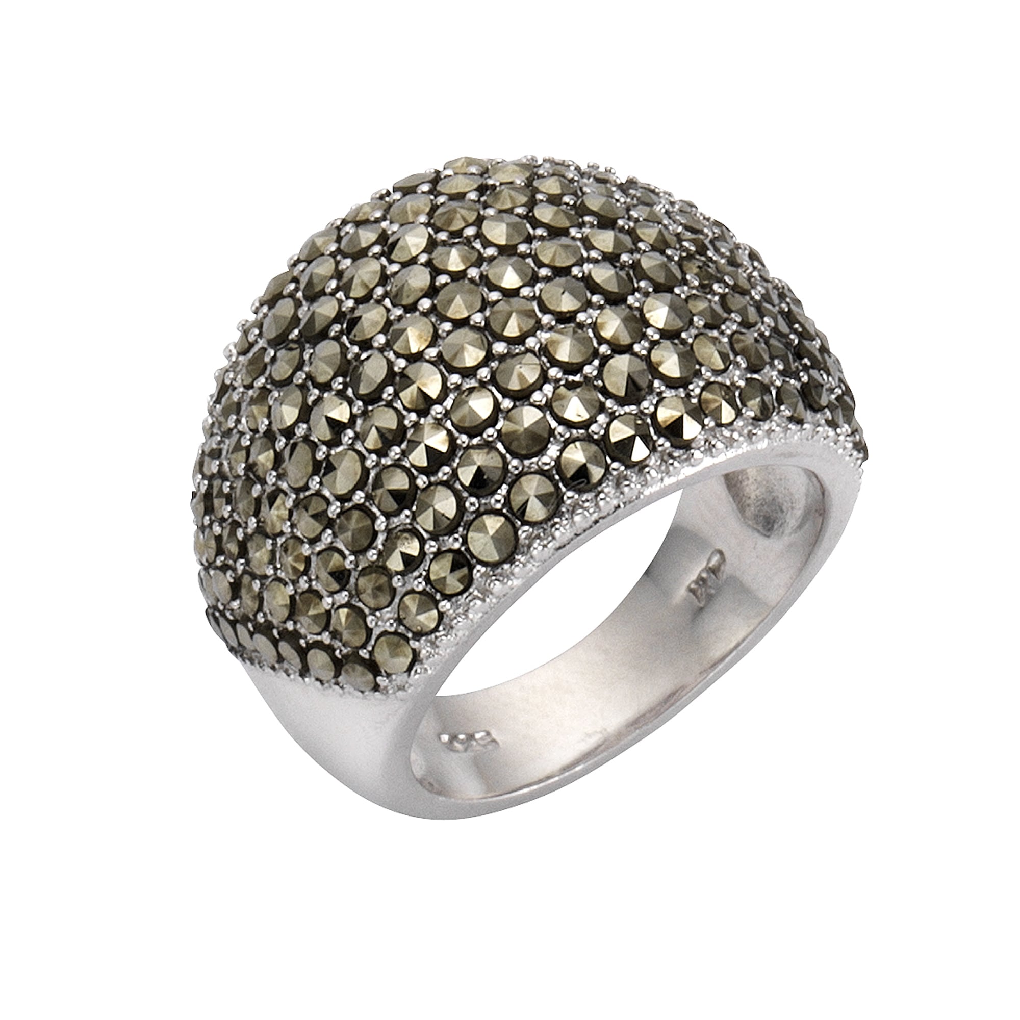 Zeeme Fingerring »925 Silber Markasit«