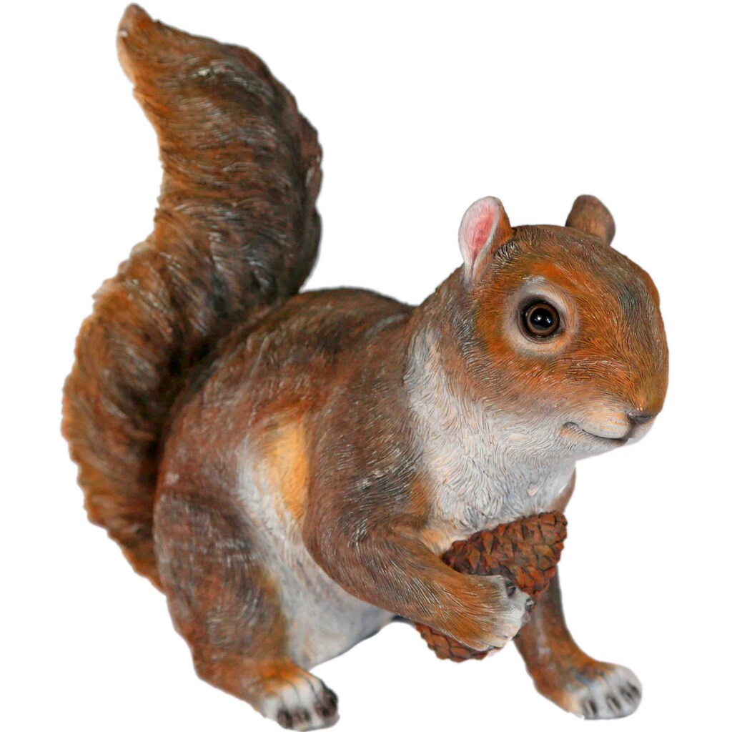 Casa Collection by Jänig Tierfigur »Eichhörnchen, hält Eichel in der rechten Pfote, rot-braun, H 21 cm, B 22 cm«