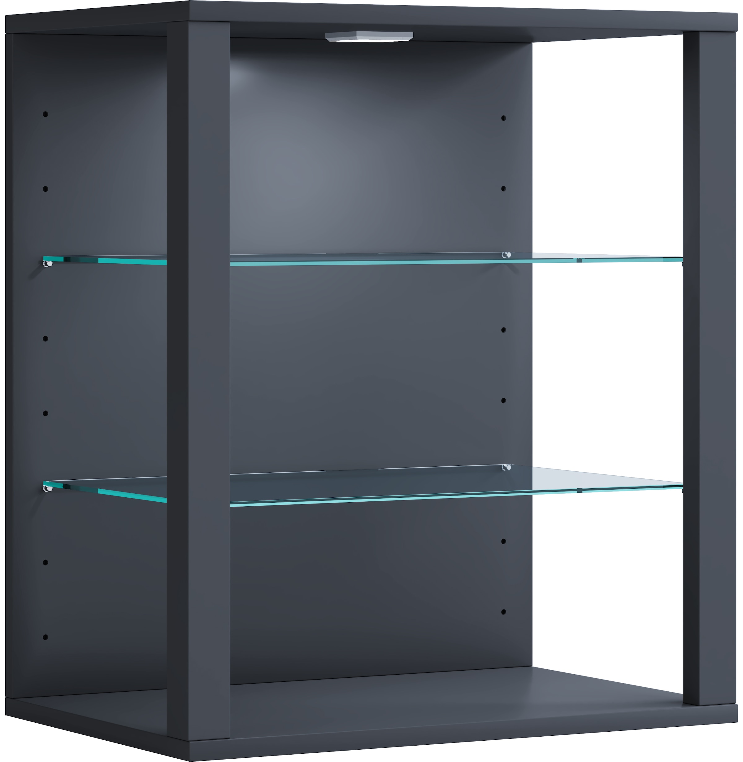 VCM Wandregal »VCM Vitrine hängend | Vitrine ohne Glasfronten | Maße ca. H. 60 x B. 52 x T. 35 cm | Hängevitrine | Modern und platzsparend | Vitrinenschrank - Glasol S«