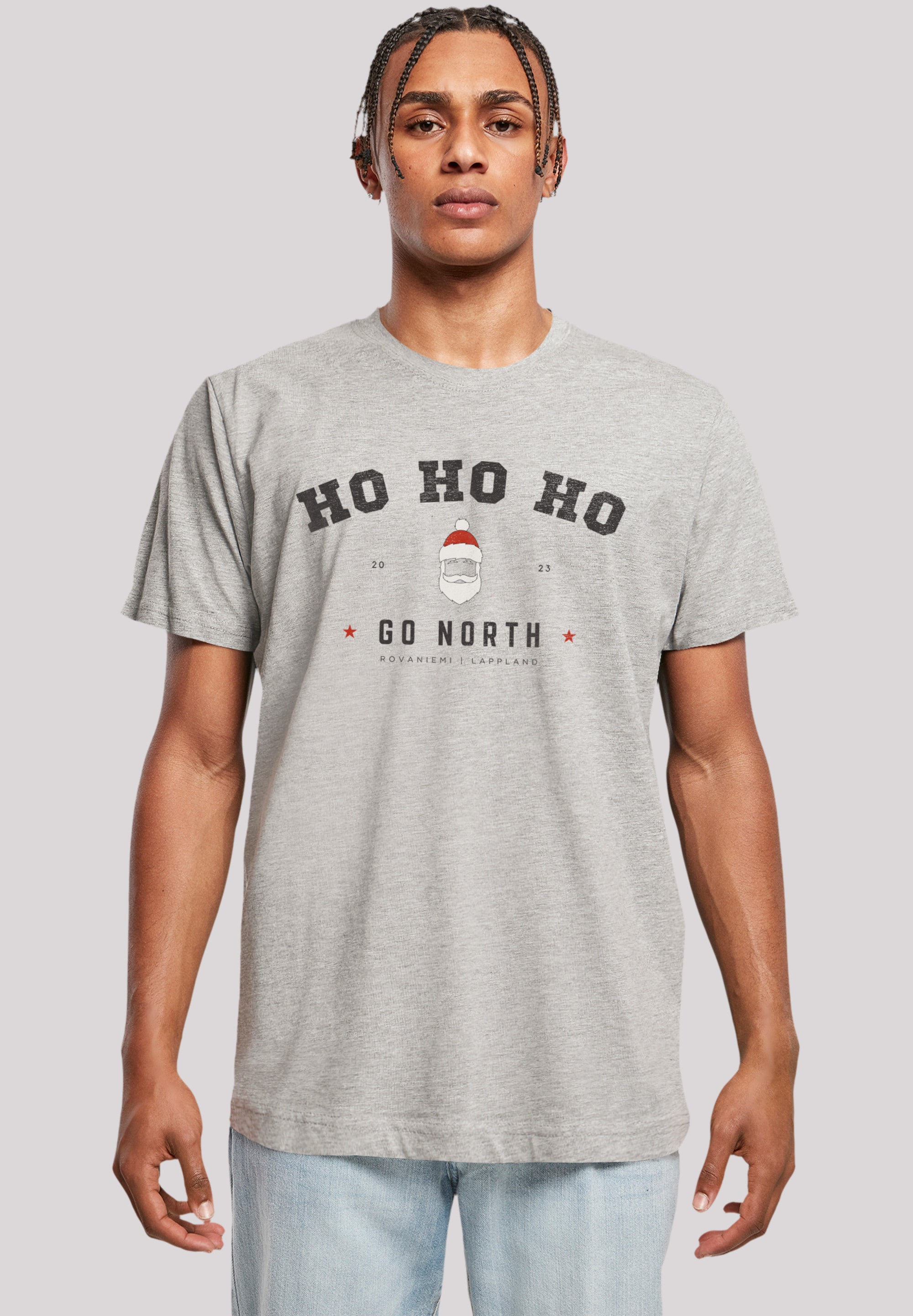 F4NT4STIC T-Shirt »Ho ▷ Ho Santa Ho Weihnachten«, Claus kaufen | Logo BAUR Weihnachten, Geschenk