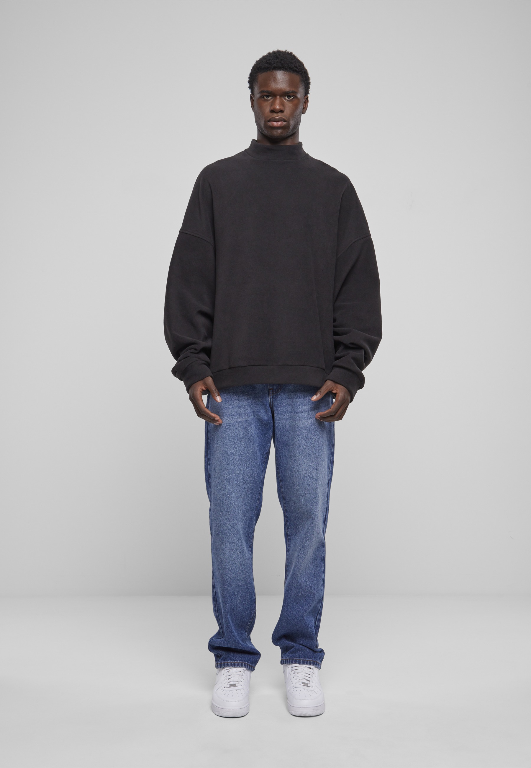 URBAN CLASSICS Sweater »Urban Classics Herren Oversized Polar Fleece Crew«, 1 Stk.
