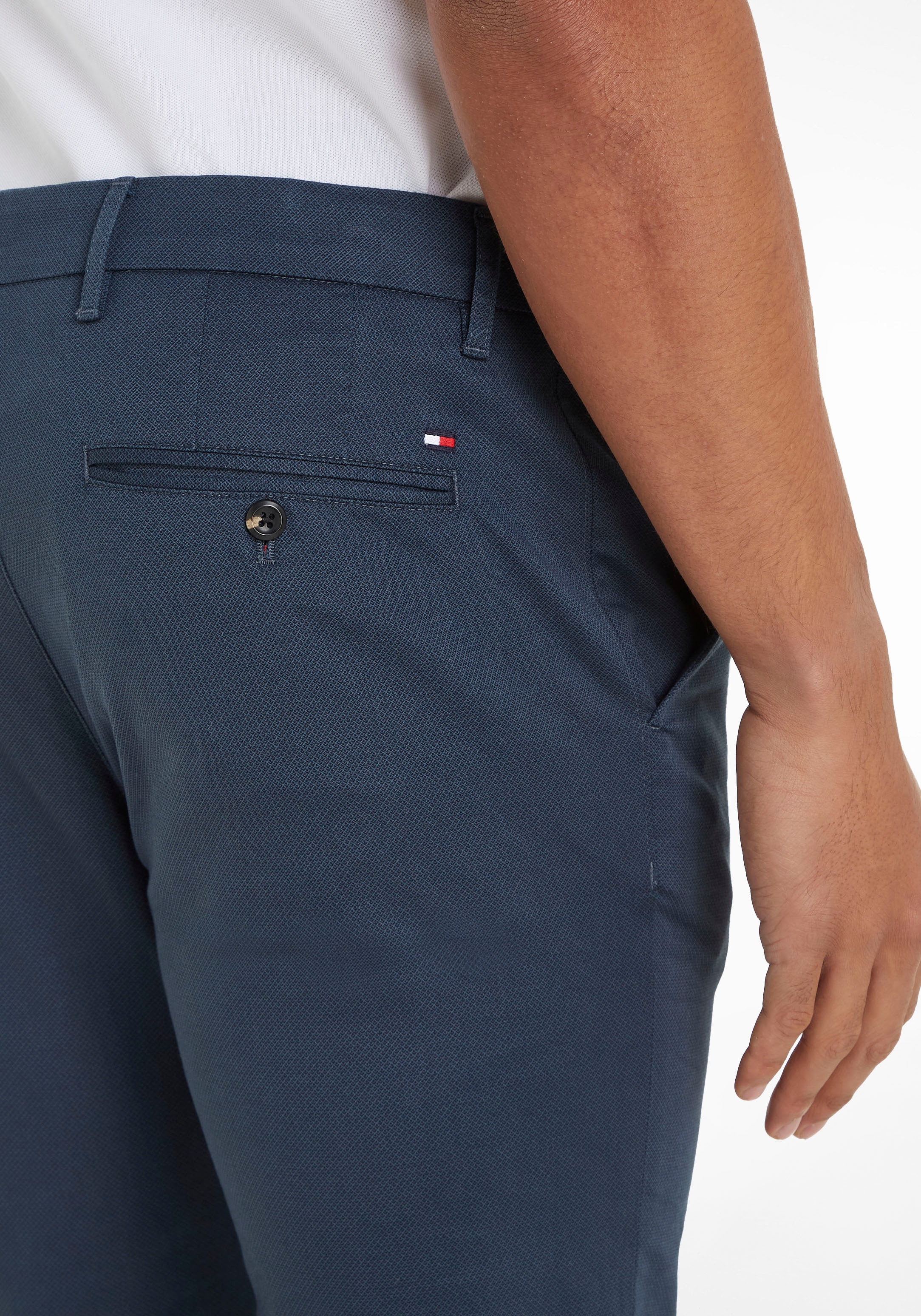 Tommy Hilfiger Chinohose »CHINO DENTON PRINTED STRUCTURE«