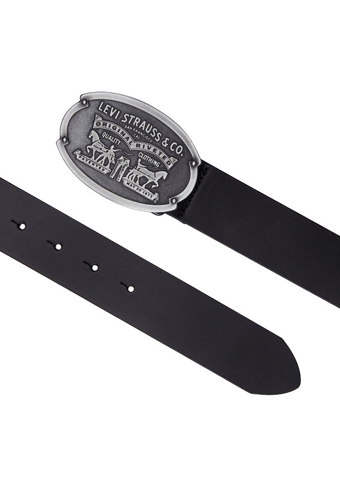 Levis Ledergürtel "Billy Plaque Belt" mit markanter Koppelschließe günstig online kaufen