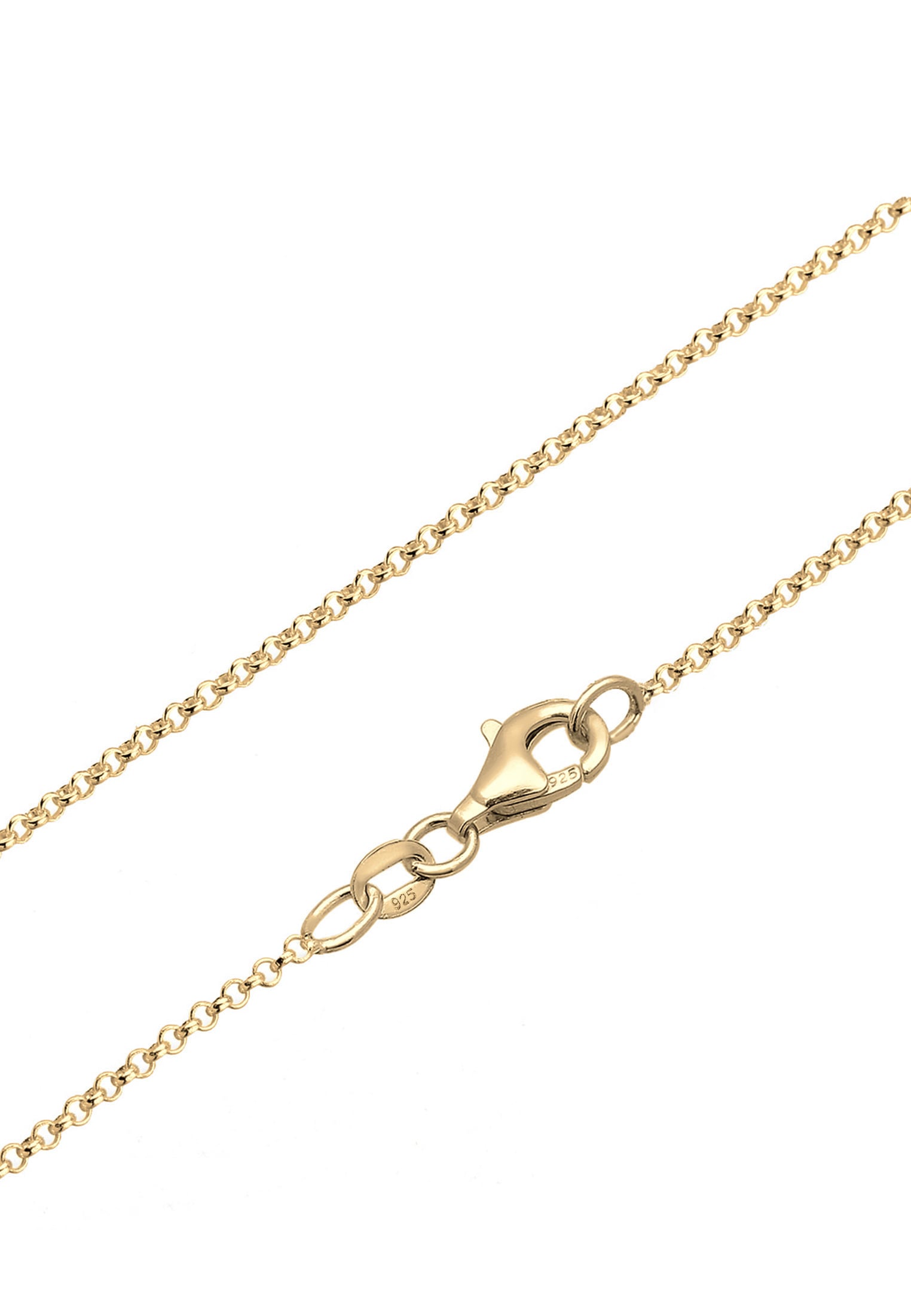 Elli Collierkettchen »Sternzeichen Glas Kristalle Weiß 925 Sterling Silver Gold-plated«