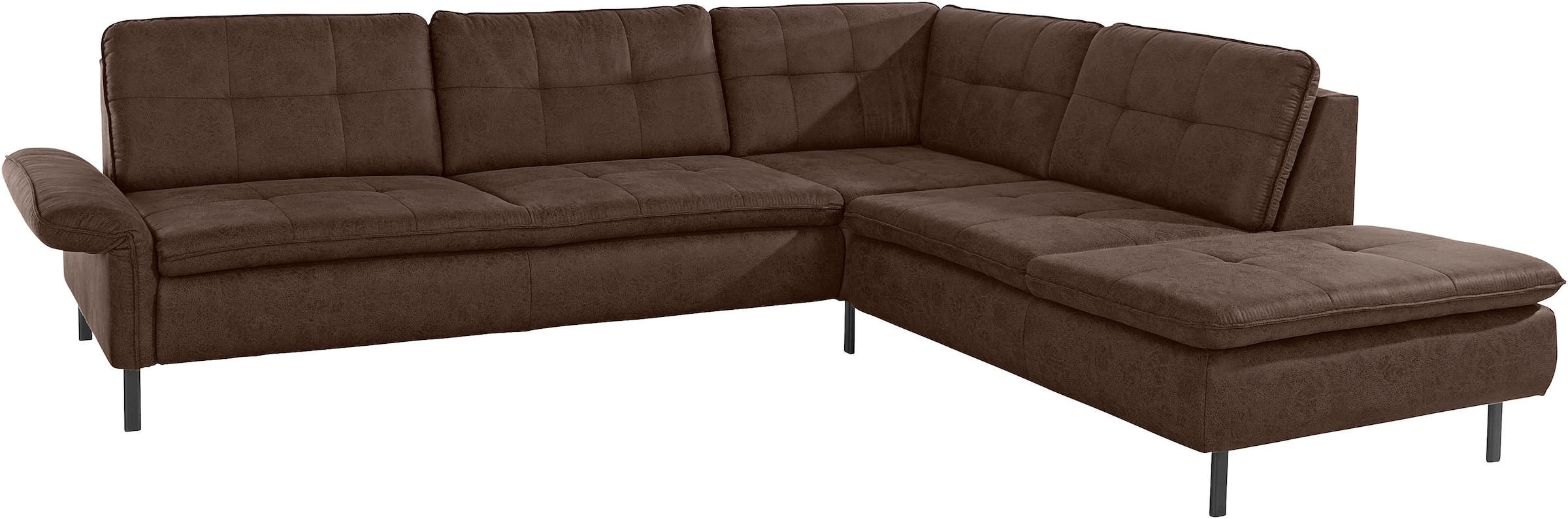 INOSIGN Ecksofa »Birkholm L-Form«, Armlehnverstellung, auch in Easy Clean Bezug - mit Wasser zu reinigen