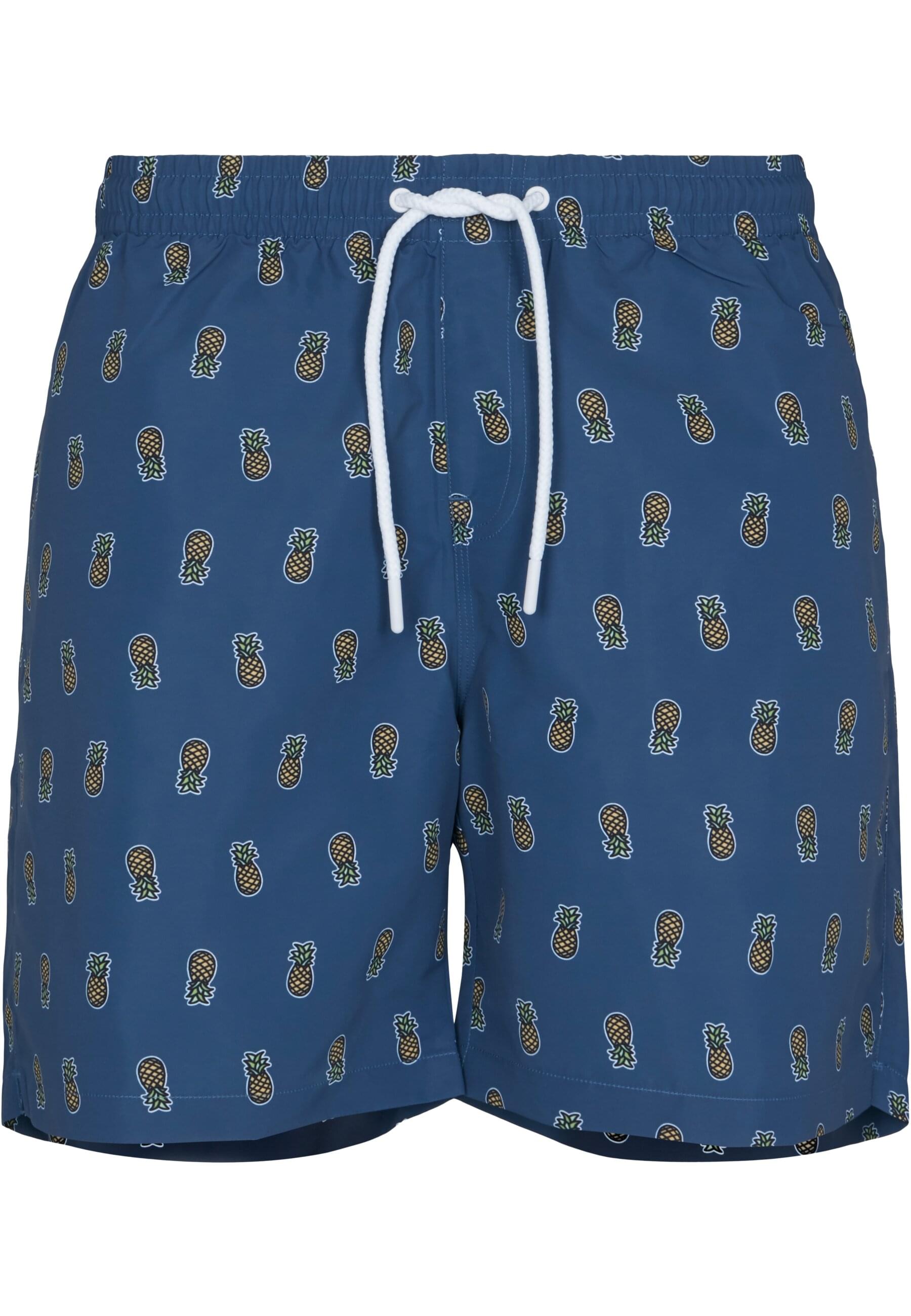 URBAN CLASSICS Badeshorts "Urban Classics Herren Pineapple Swim Shorts"