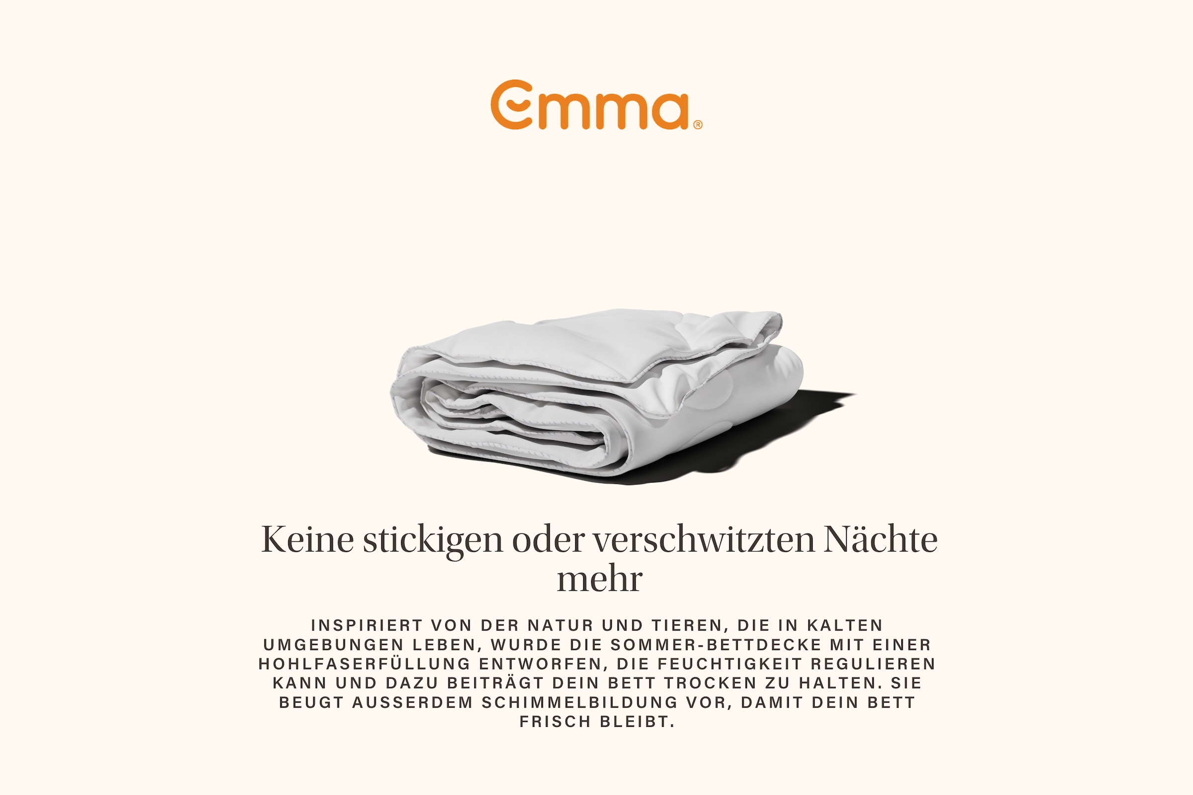 Emma Sommerbettdecke »Emma One Light Decke« leicht 1 Stk. tlg. Gesteppte Decke für durchgehend gemütliche Nächte