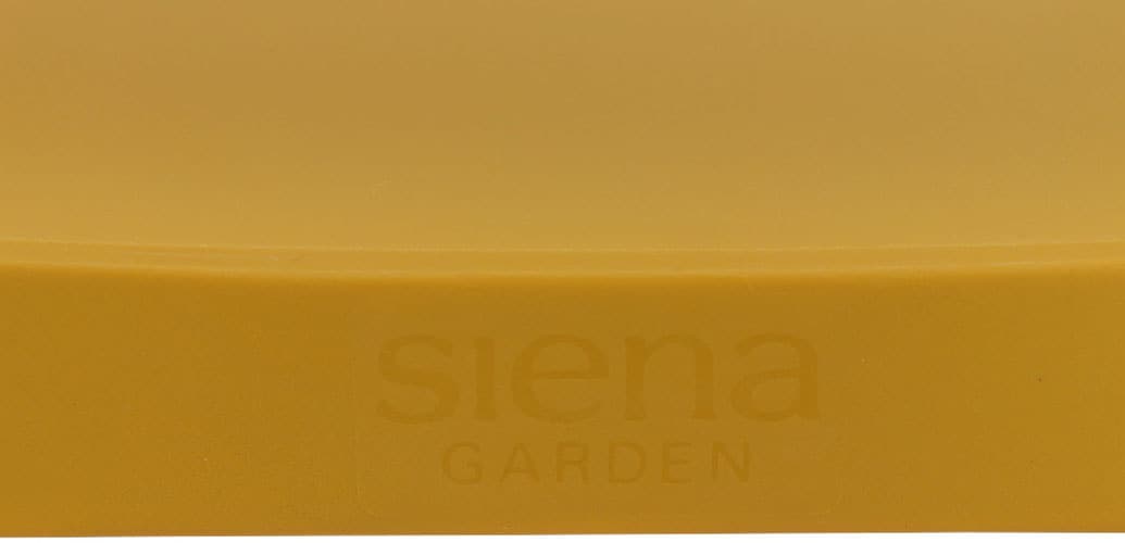 Siena Garden Gartensessel »Square 2er Set Stapelstuhl mustard« Set, 2 Stk. tlg. Gestell, Polypropylen/Glasfaser