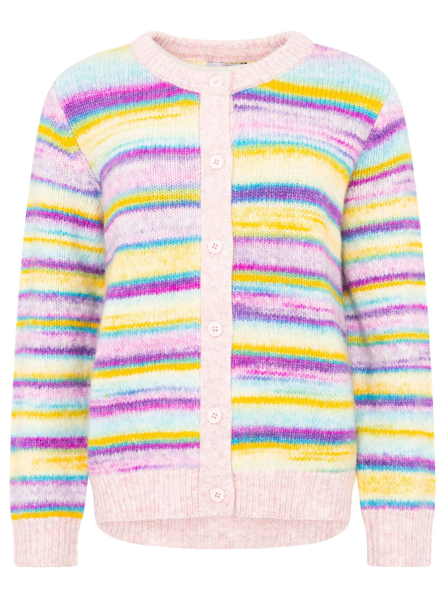 Zwillingsherz Strickjacke »"Kleine Streifen"«, mit Knöpfen und Wollanteil
