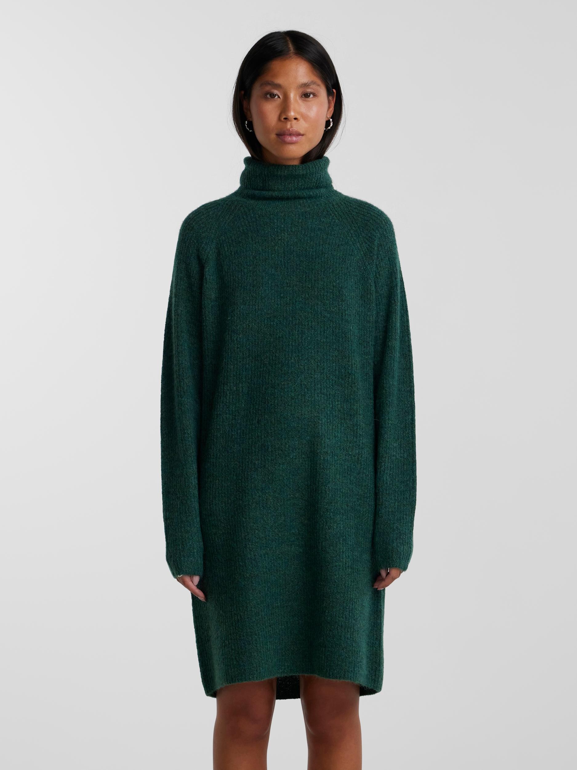 BC« HIGH KNIT DRESS pieces kaufen »PCELLEN LS BAUR NECK NOOS | Strickkleid