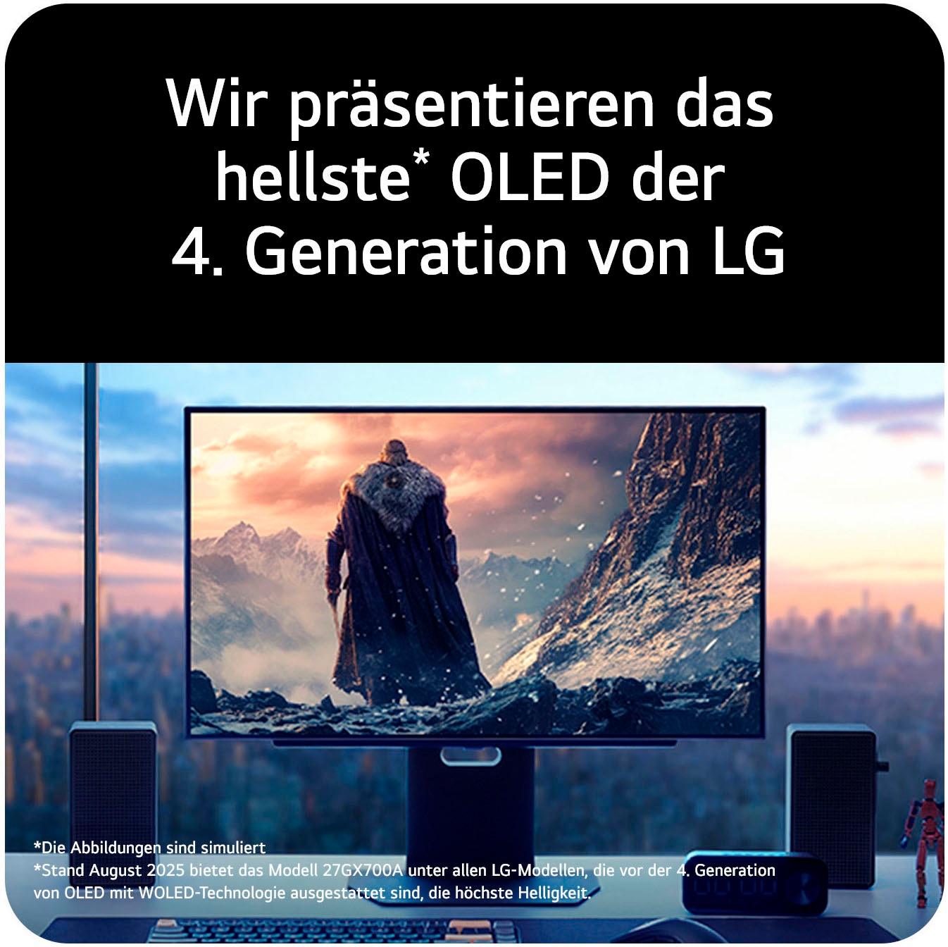 LG Gaming-Monitor »27GX700A« 67 cm/27 ″  2560 x 1440 px Quad HD 0,03 Reaktionszeit 280 Hz