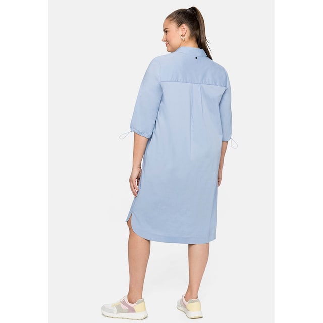 Sheego Blusenkleid »Große Größen«, mit Reverskragen und seitlichen Taschen  für kaufen | BAUR