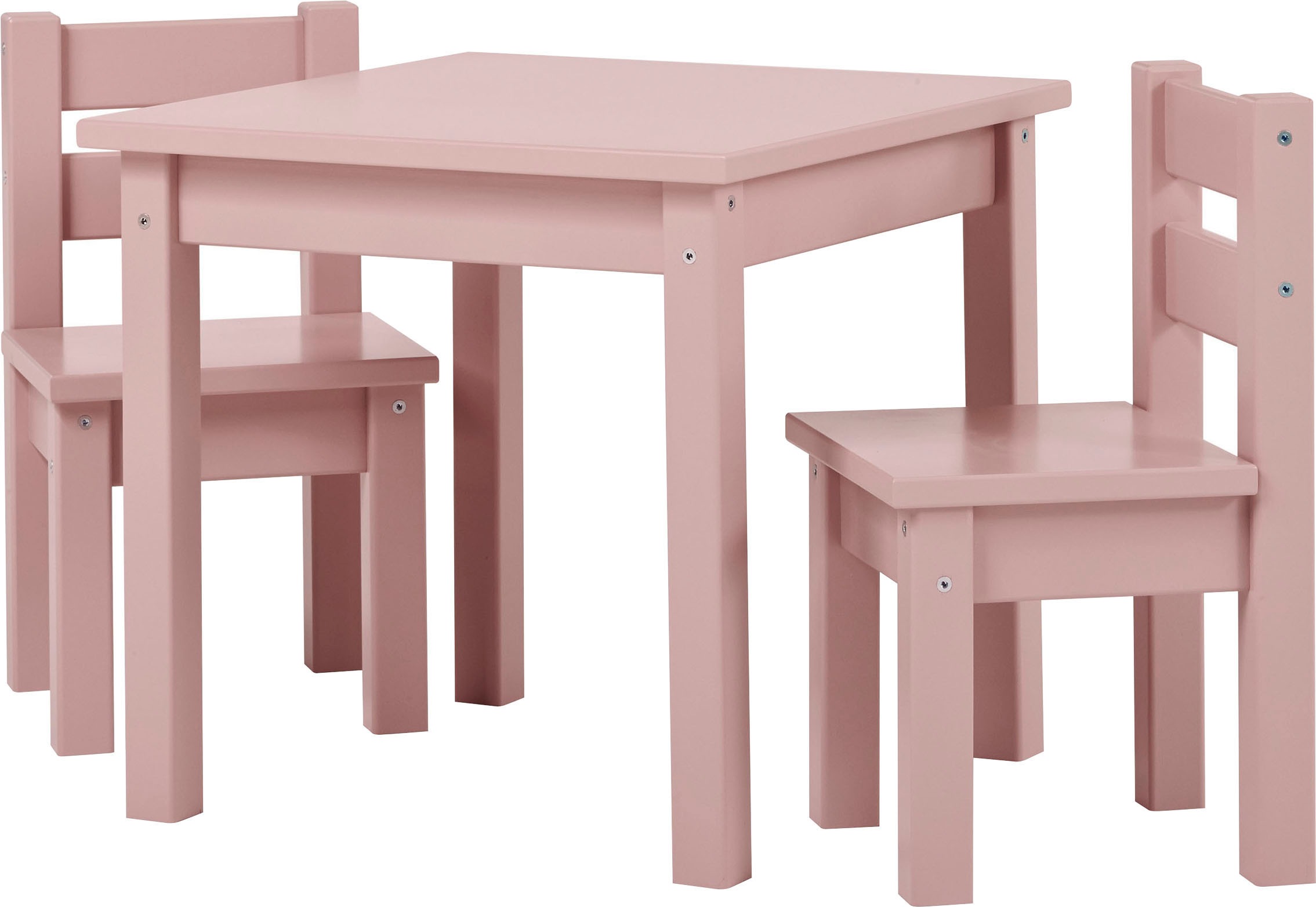 Hoppekids Kindersitzgruppe "MADS Kindersitzgruppe" Set, 1 Tisch, 2 Stühle, günstig online kaufen