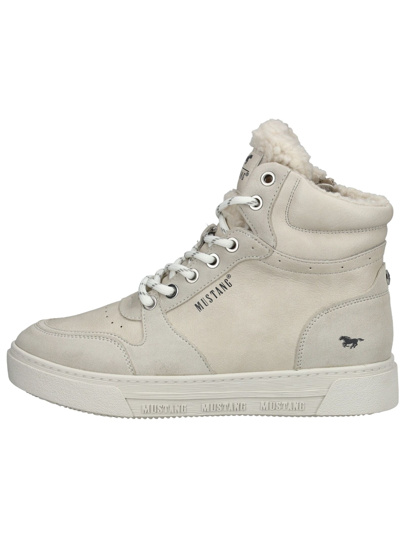 Mustang Shoes Schnürstiefelette "Mustang Shoes Stiefelette Lederimitat" günstig online kaufen