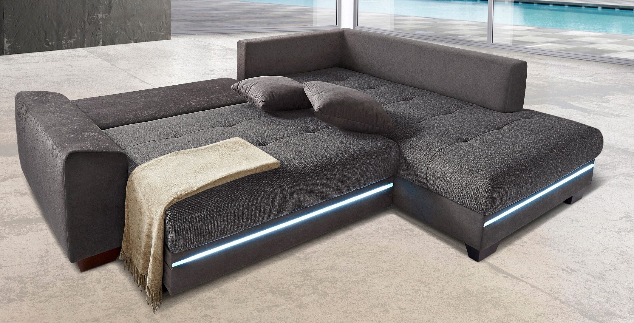 Mr. Couch INOSIGN Ecksofa »Nikita L-Form« patogi...