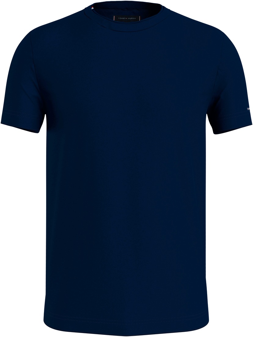 auf Tommy T-Shirt mit | der BACK BAUR Hilfiger bestellen Brust PRINT«, ▷ Logo-Druck »MONOTYPE