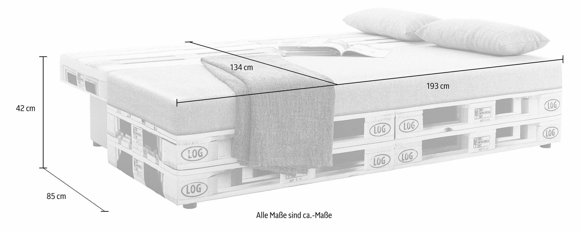 exxpo - sofa fashion Schlafsofa »Extravagantes Sofa für Individualisten mit Bettfunktion und Bettkasten« in außergewöhnlichen Bezugsvarianten, Solitärmöbel