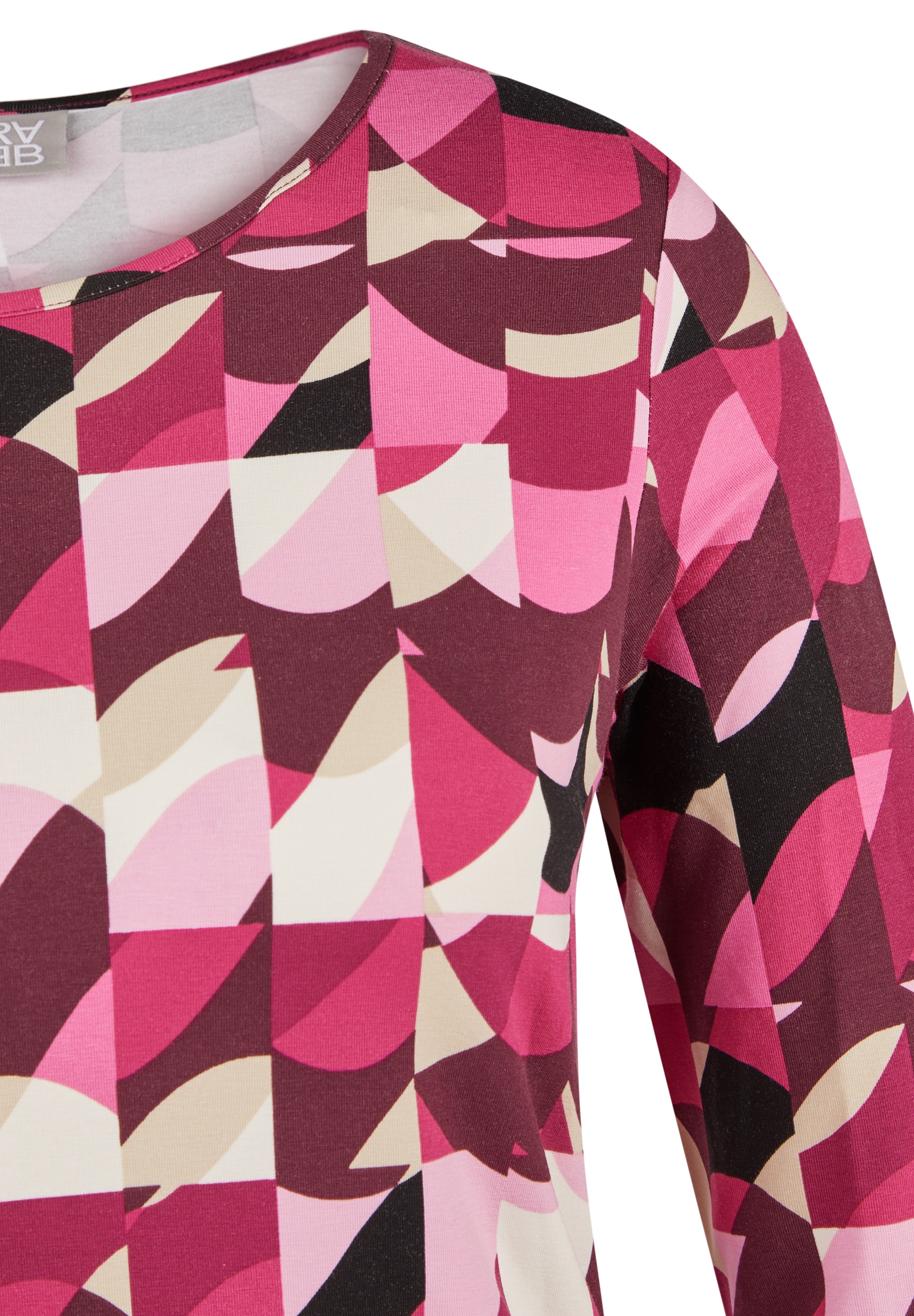 Rabe 3/4-Arm-Shirt Sommershirt mit grafischem Muster