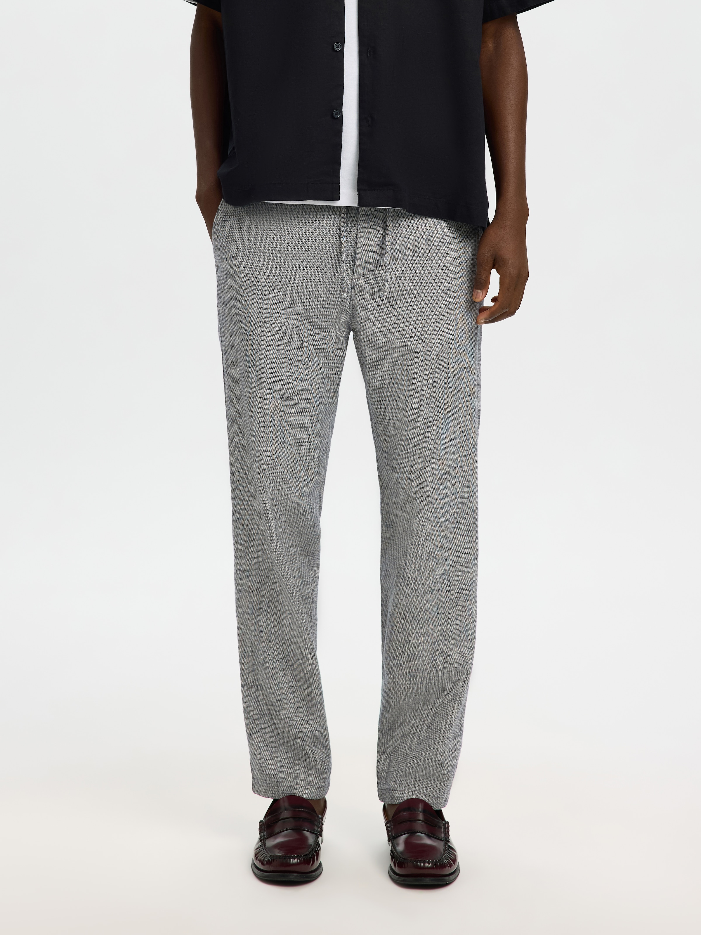 SELECTED Chinohose "SLH172-SLIMTAPE BRODY LINEN PANT NOOS" mit Leinen günstig online kaufen