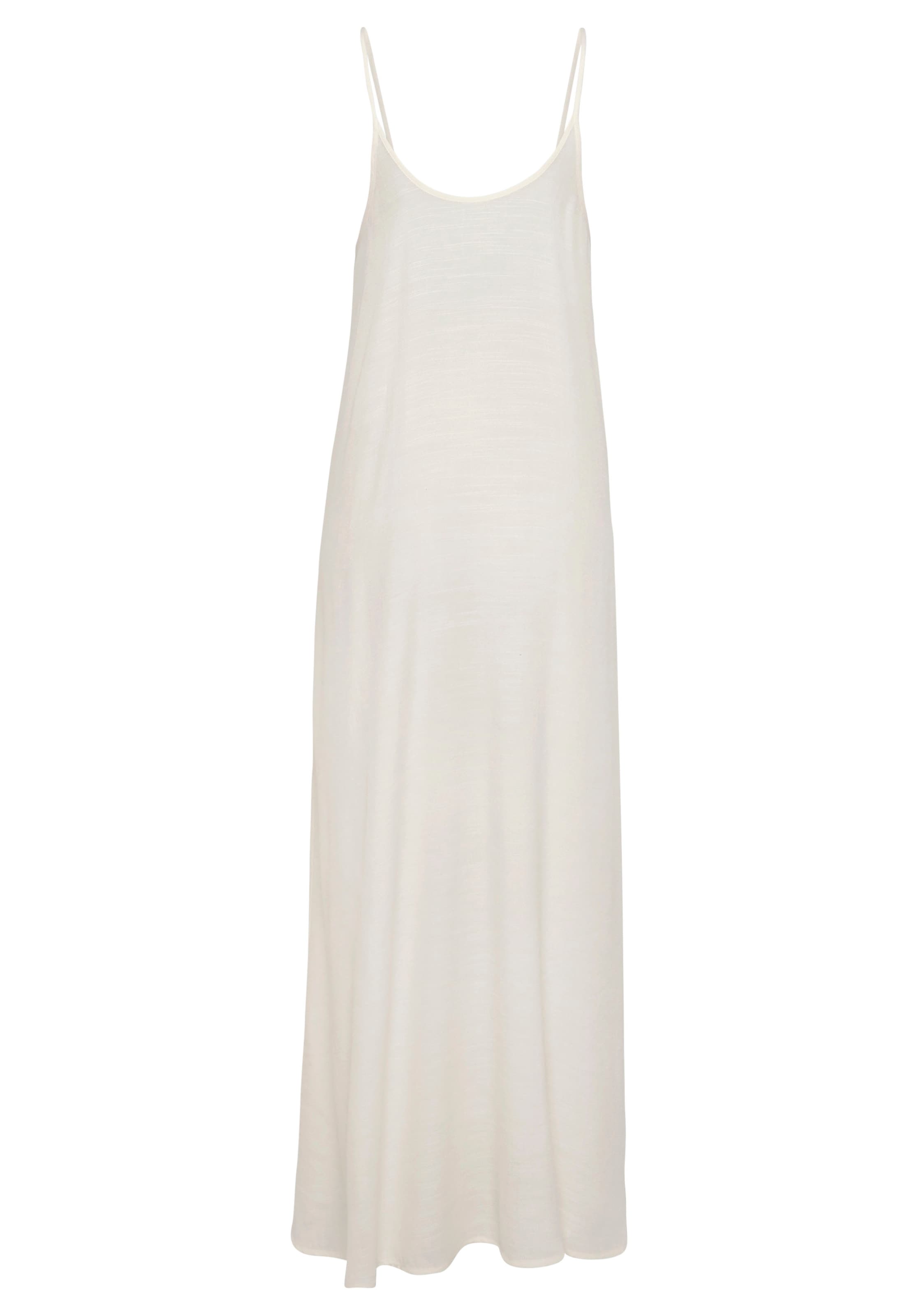 LASCANA Maxikleid, mit rundem Ausschnitt, luftiges Sommerkleid, Strandkleid