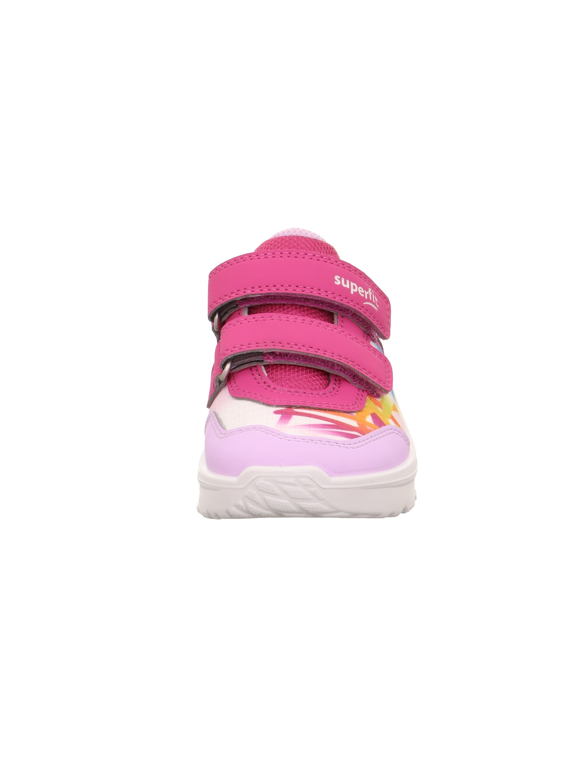 Superfit Sneaker »KICKS WMS: weit«  Klettschuh, farbiges Muster, WMS: W V, Größenschablone zum Download