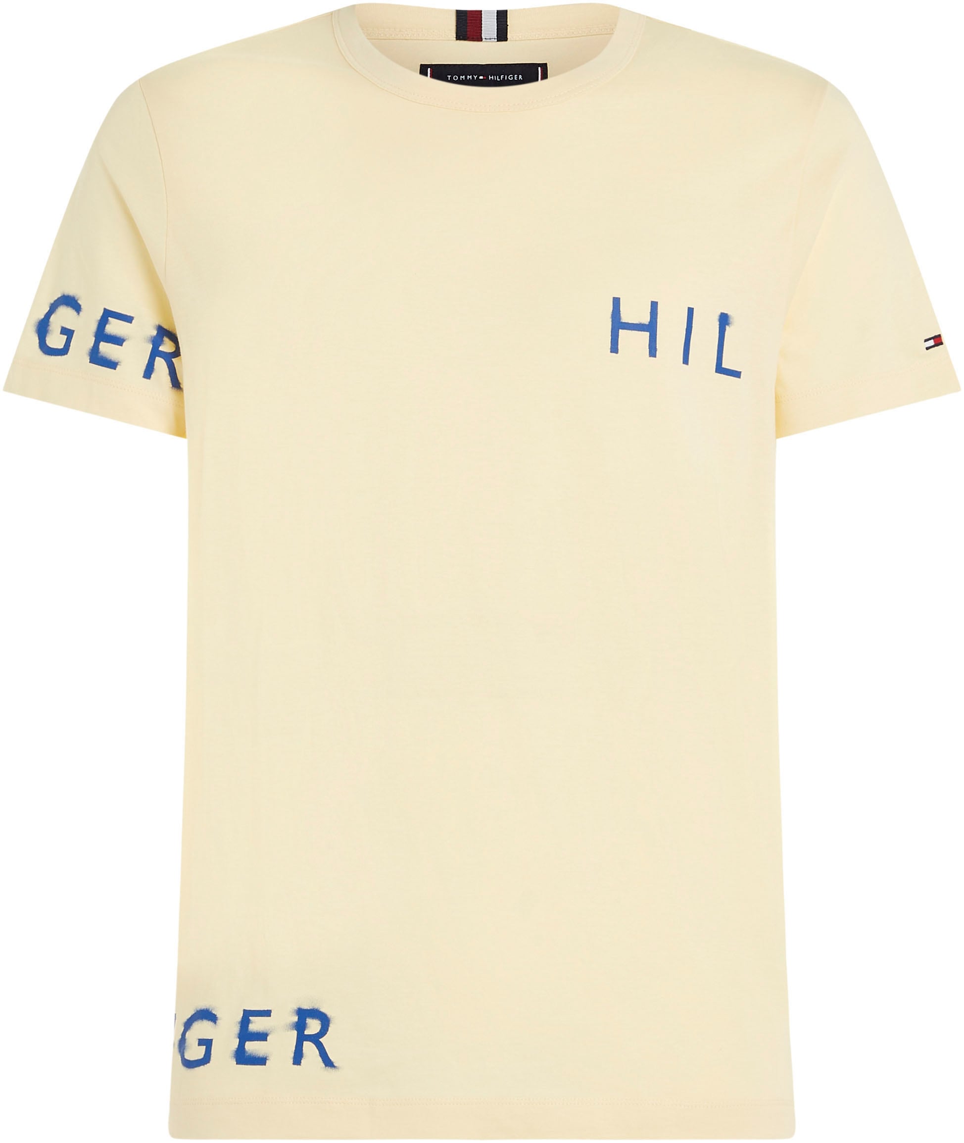 Tommy Hilfiger T-Shirt ▷ BAUR | »MULTI kaufen TEE« PLACEMENT INK