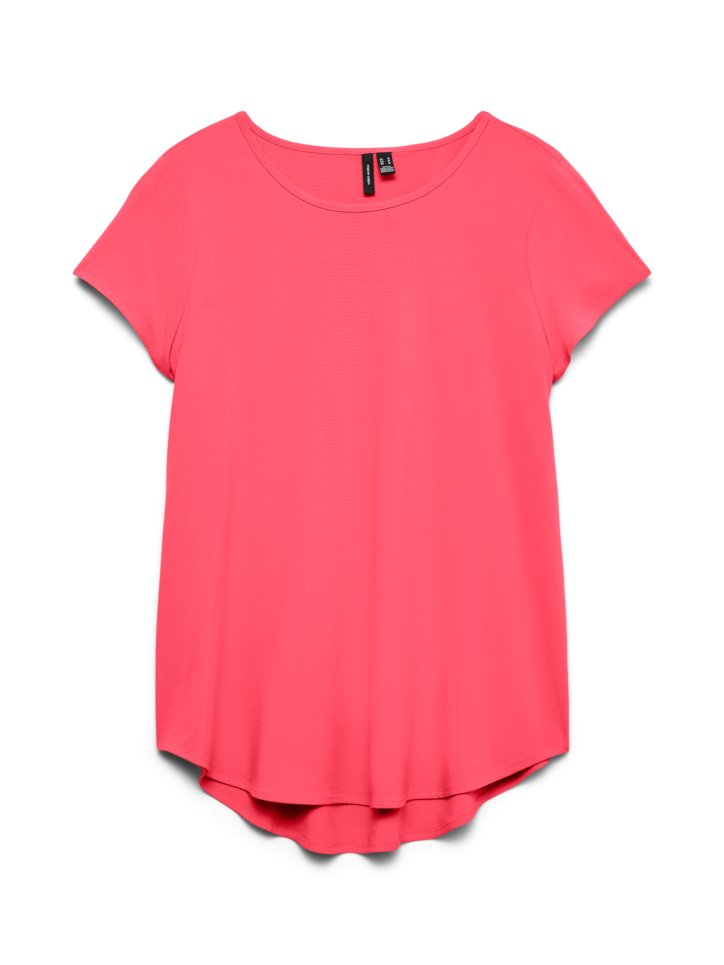 Vero Moda Blusenshirt "VMBELLA SS TOP WVN GA NOOS" Viskosemischung, abgerun günstig online kaufen