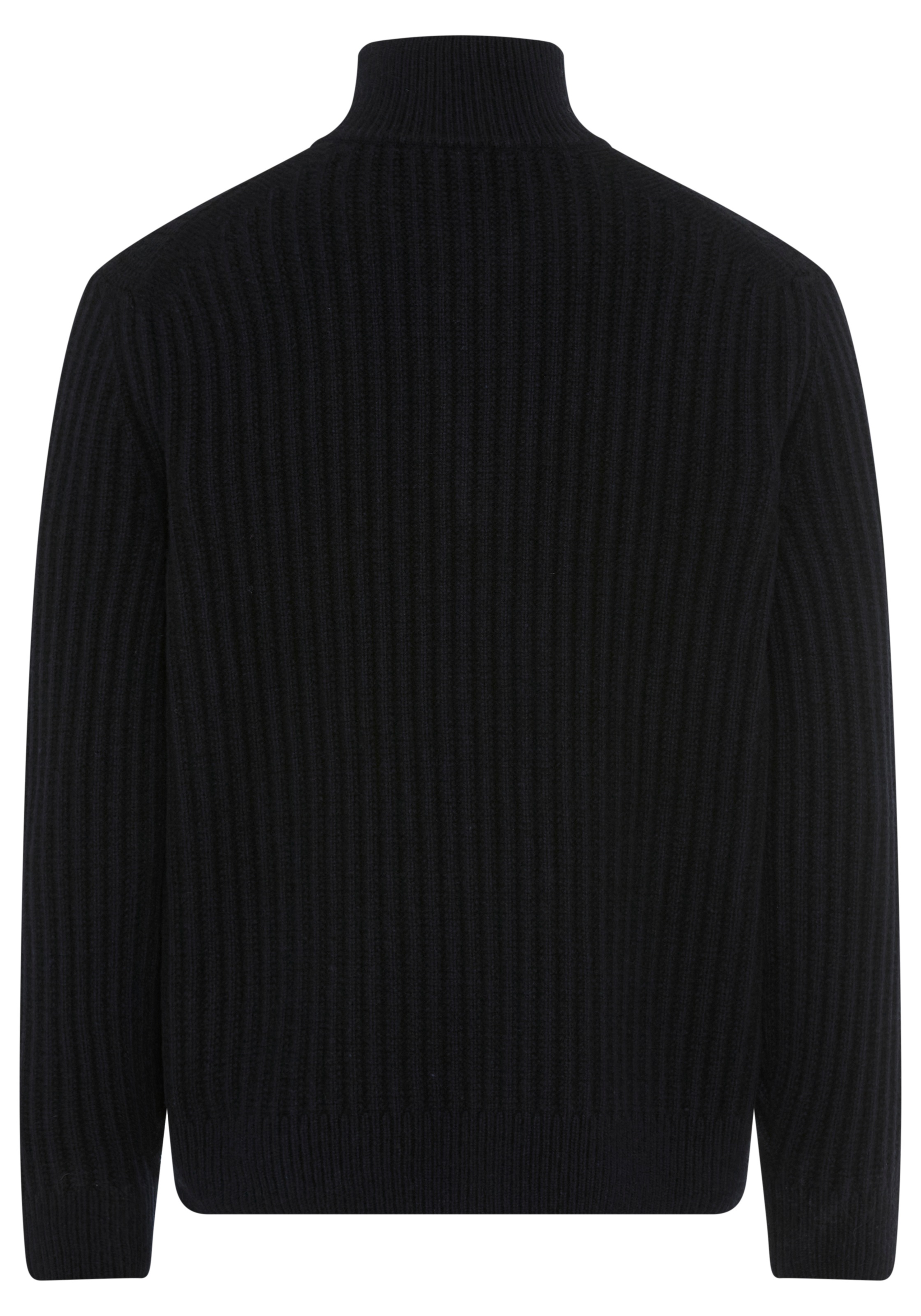 BOSS ORANGE Strickpullover "Kwinter", Troyer-Kragen, Rippstrick, relaxed fi günstig online kaufen
