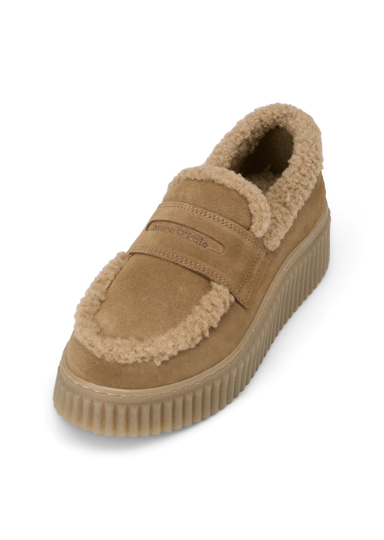 Marc O'Polo Loafer »mit flauschigem Teddyfutter«