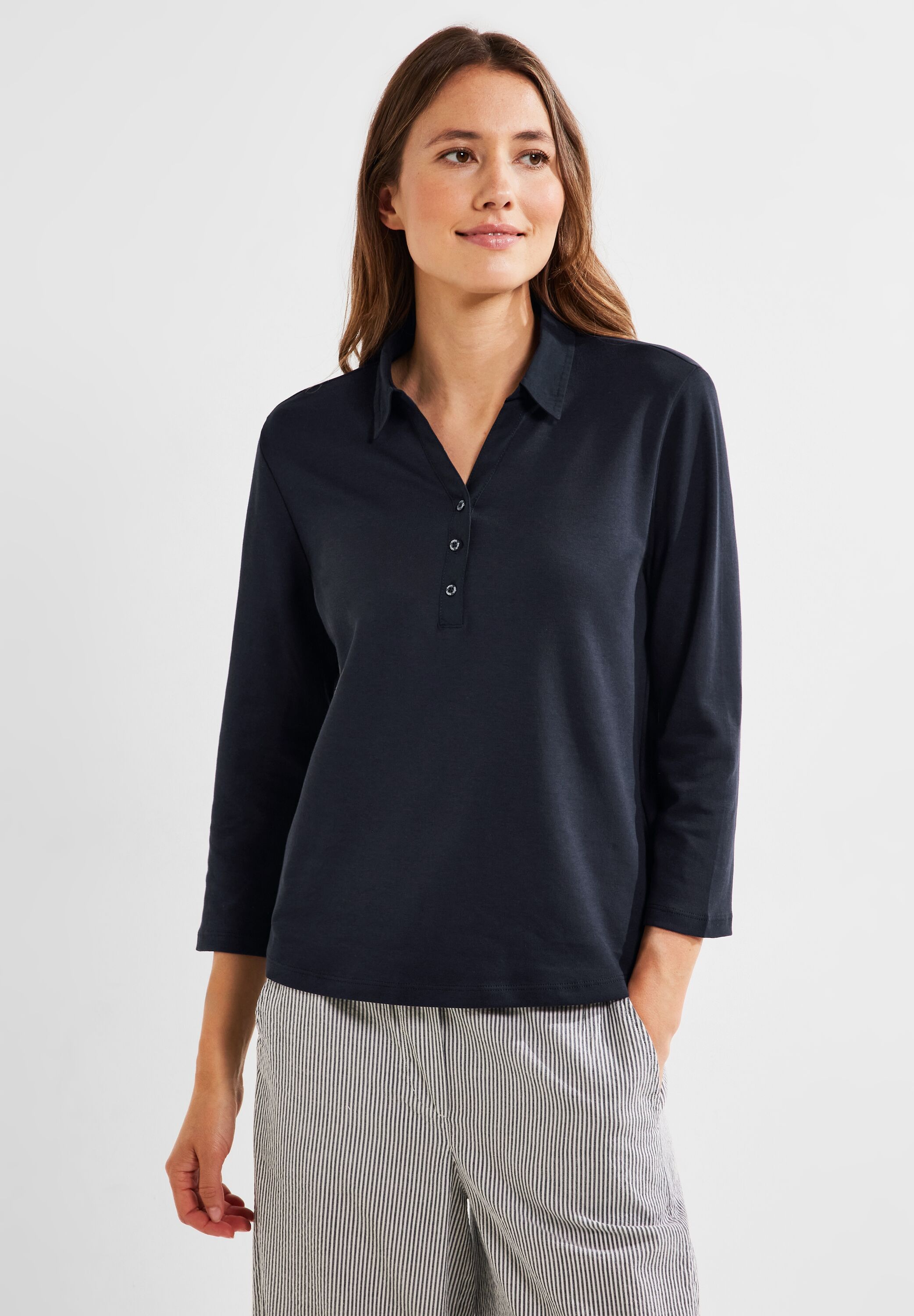 Poloshirt, in Unifarbe