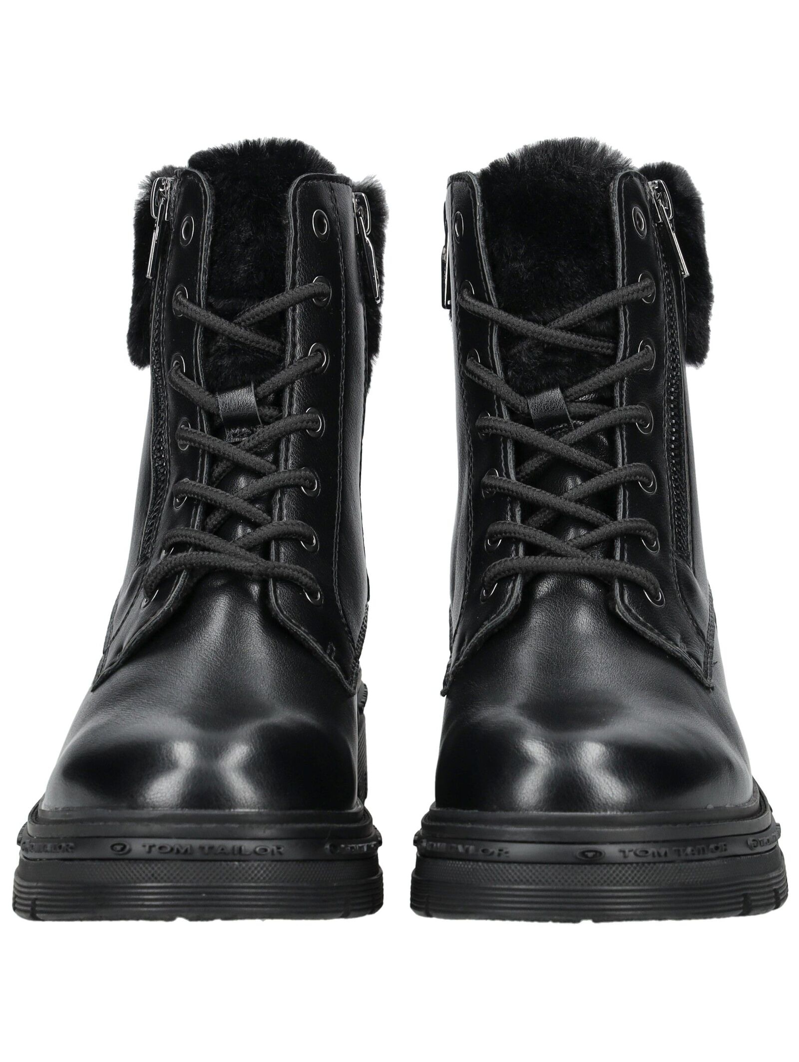 TOM TAILOR Schnürstiefelette »Tom Tailor Stiefelette Lederimitat/Textil«