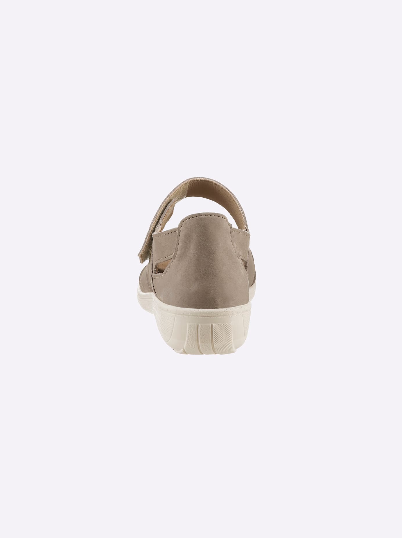 Sandale CLASSIC, Damen, Gr. 38, grau (taupe), Nubukleder, Schuhe Sandale 3