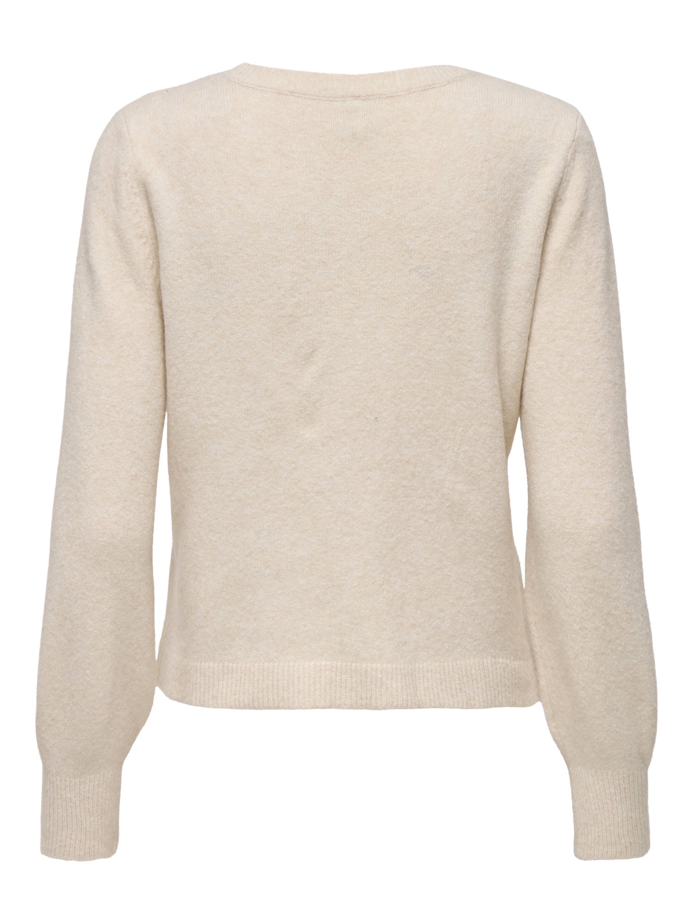 ONLY Strickpullover »ONLJEANETT LIFE LS BUTTON O-NECK CS KNT«