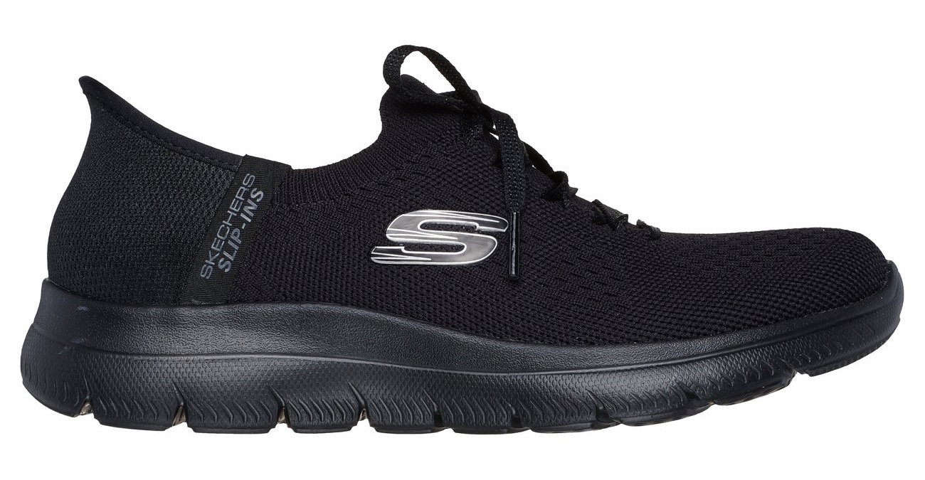 Skechers Slip-On Sneaker »SUMMITS-NEW DAILY«, Slipper, Freizeitschuh in veganer Verarbeitung