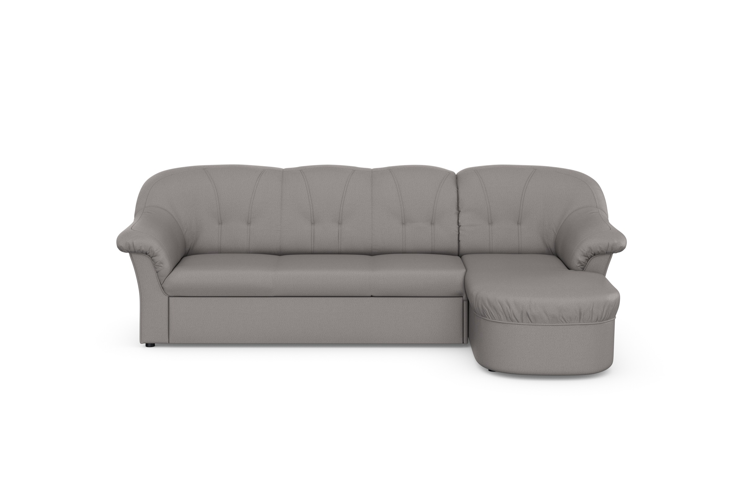 DOMO collection Ecksofa "Pegnitz, elegante Rückensteppung, kompakte Stellma günstig online kaufen
